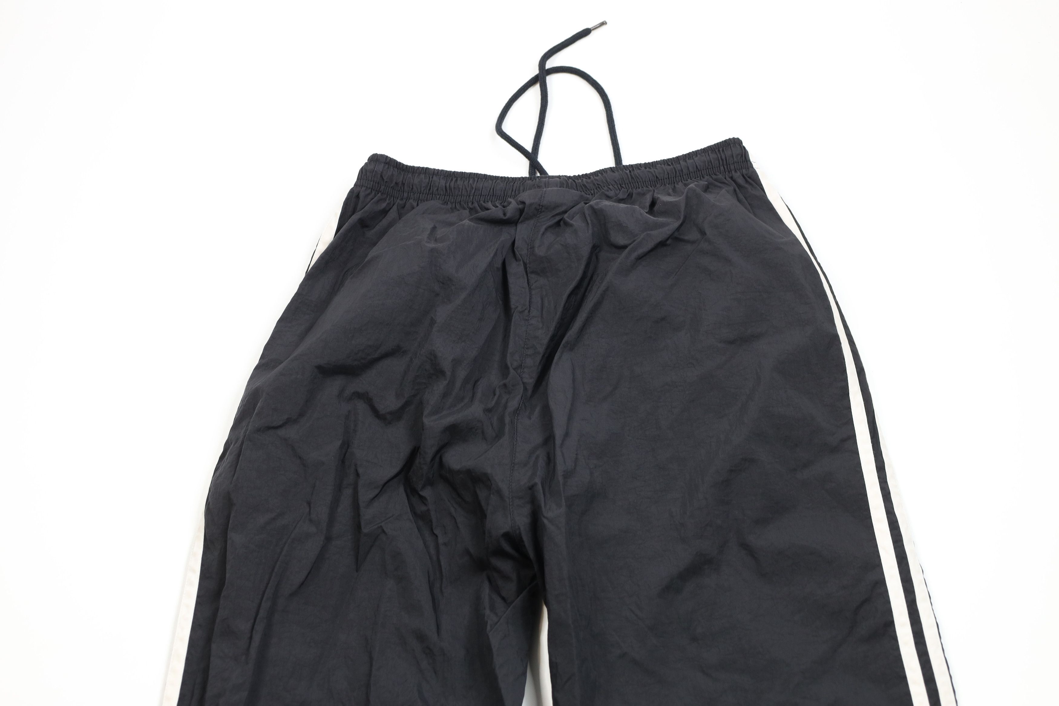 Adidas × Vintage Vintage 90s Adidas Striped Windbreaker Joggers Pants Black Size US 36 / EU 52 - 11 Thumbnail