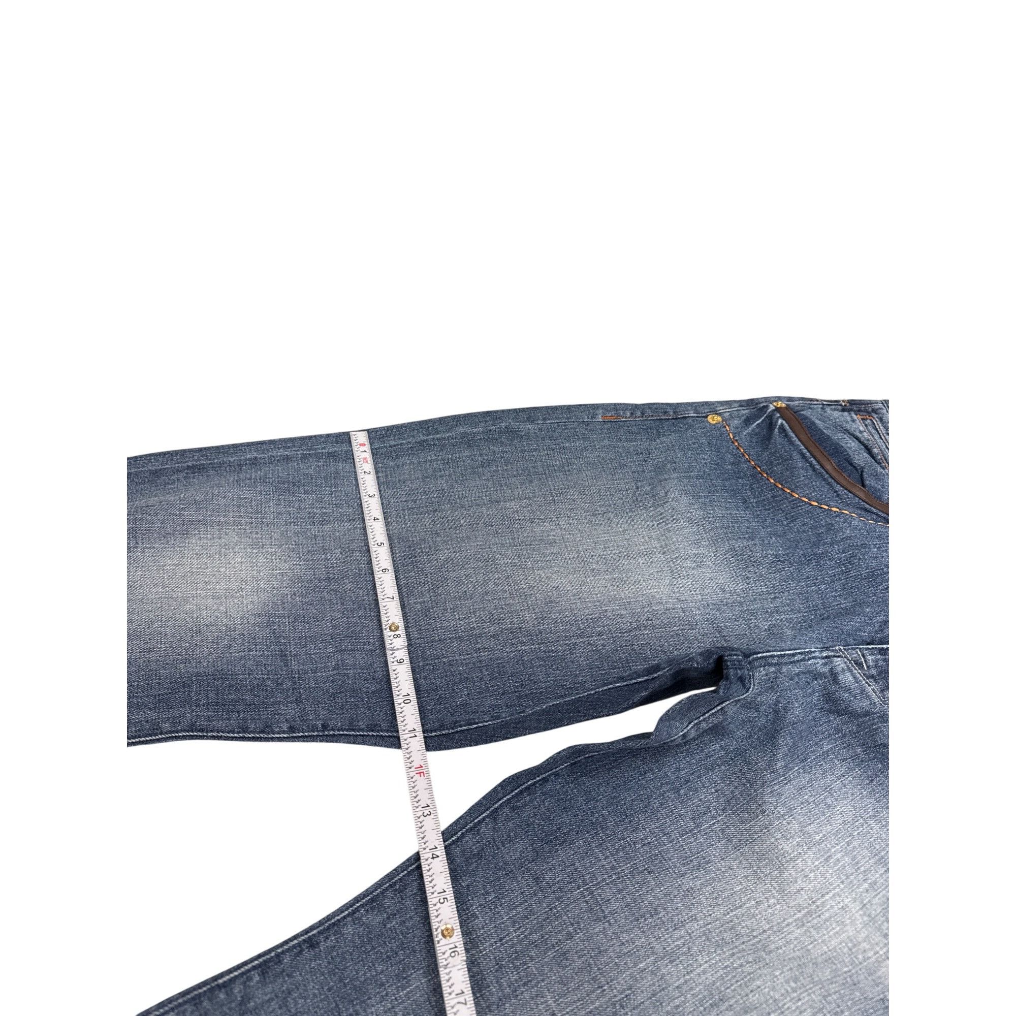 Coogi Coogi Mens Y2K Blue Denim Jeans 34L 34W SKU 7602 Size US 34 / EU 50 - 6 Thumbnail