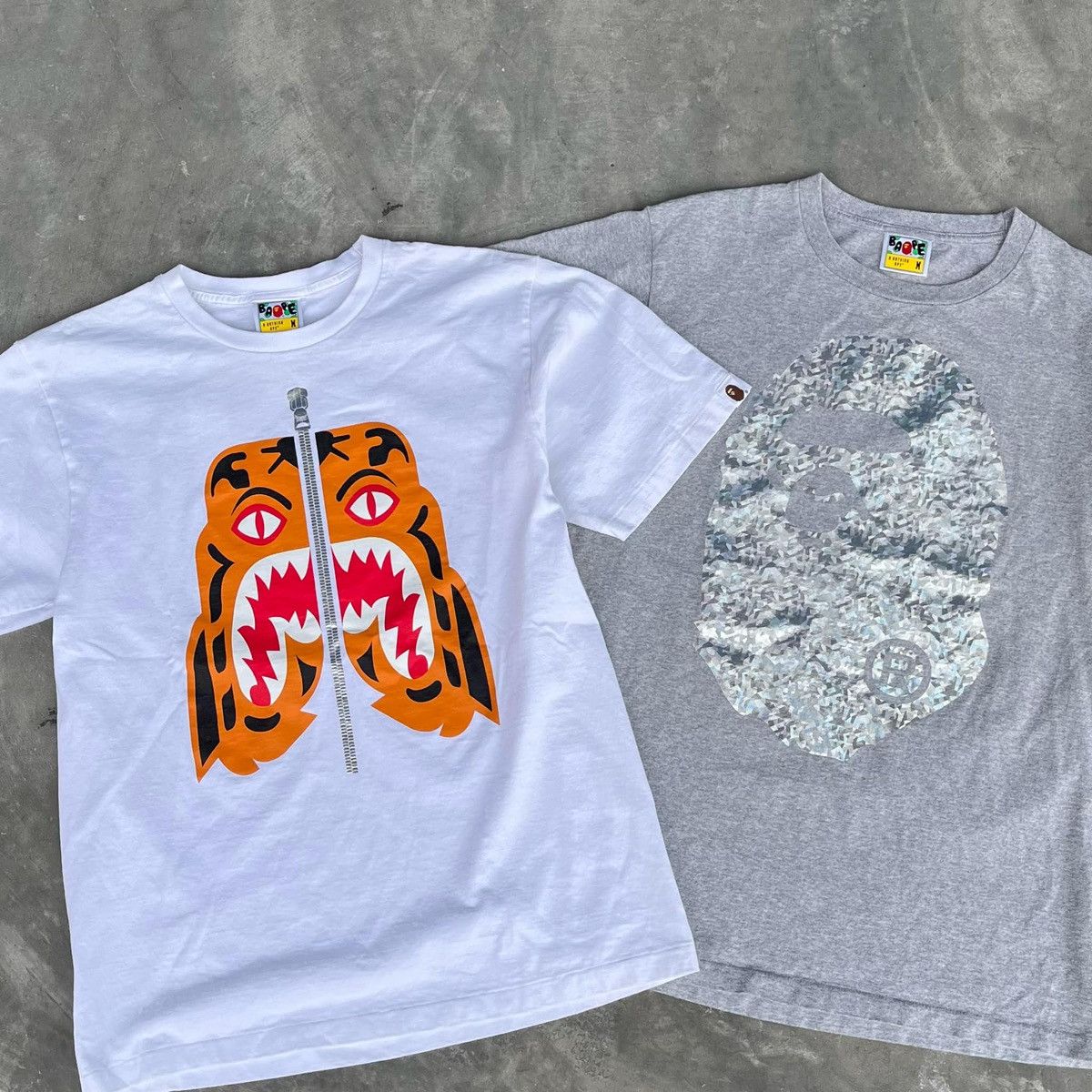 Bape A BATHING APE TIGER Short Sleeve T-Shirt m Size US M / EU 48-50 / 2 - 9 Thumbnail