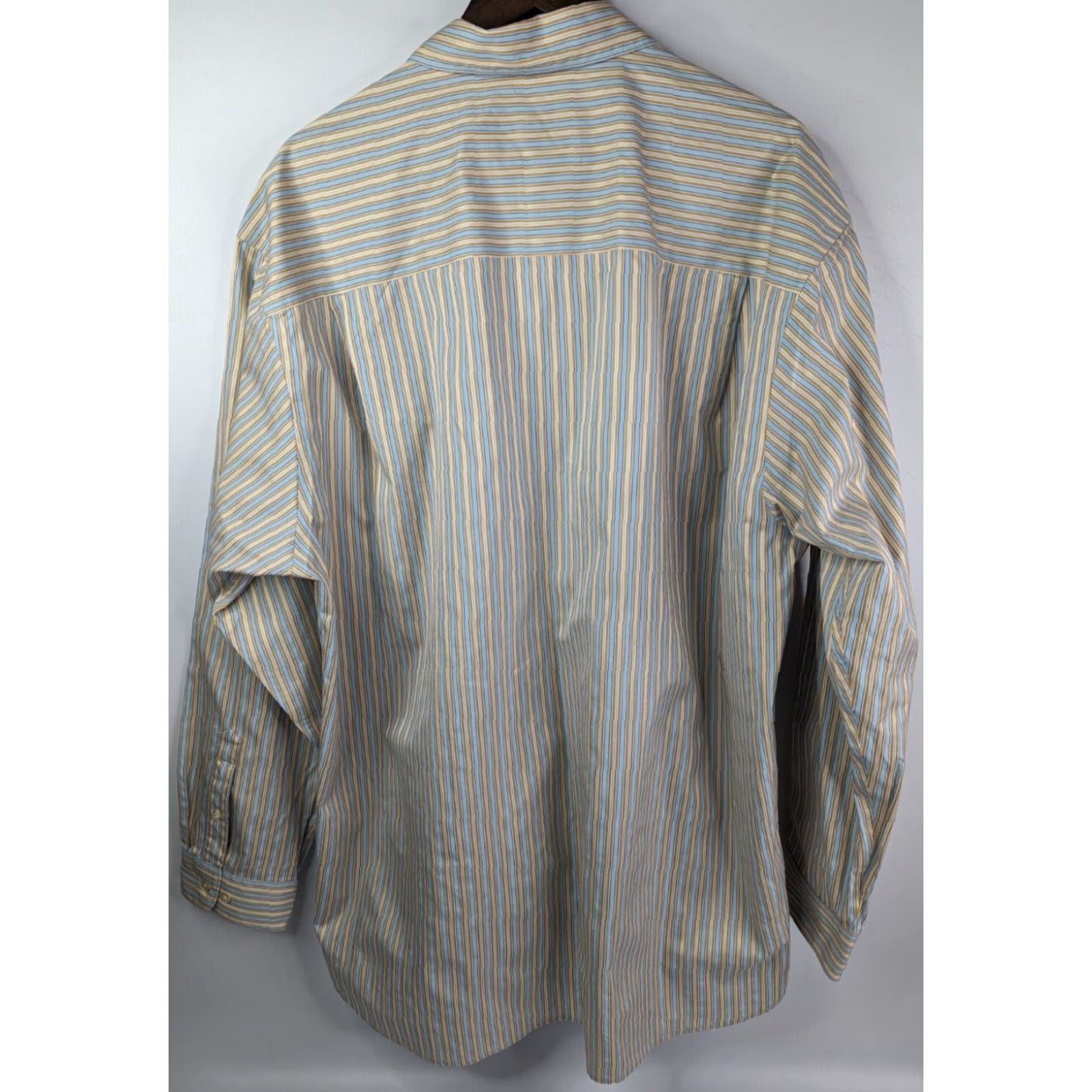 The Territory Ahead Territory Ahead Striped Long Sleeve Button Down Shirt Men 2XL Cotton Multicolor Size US XXL / EU 58 / 5 - 4 Thumbnail