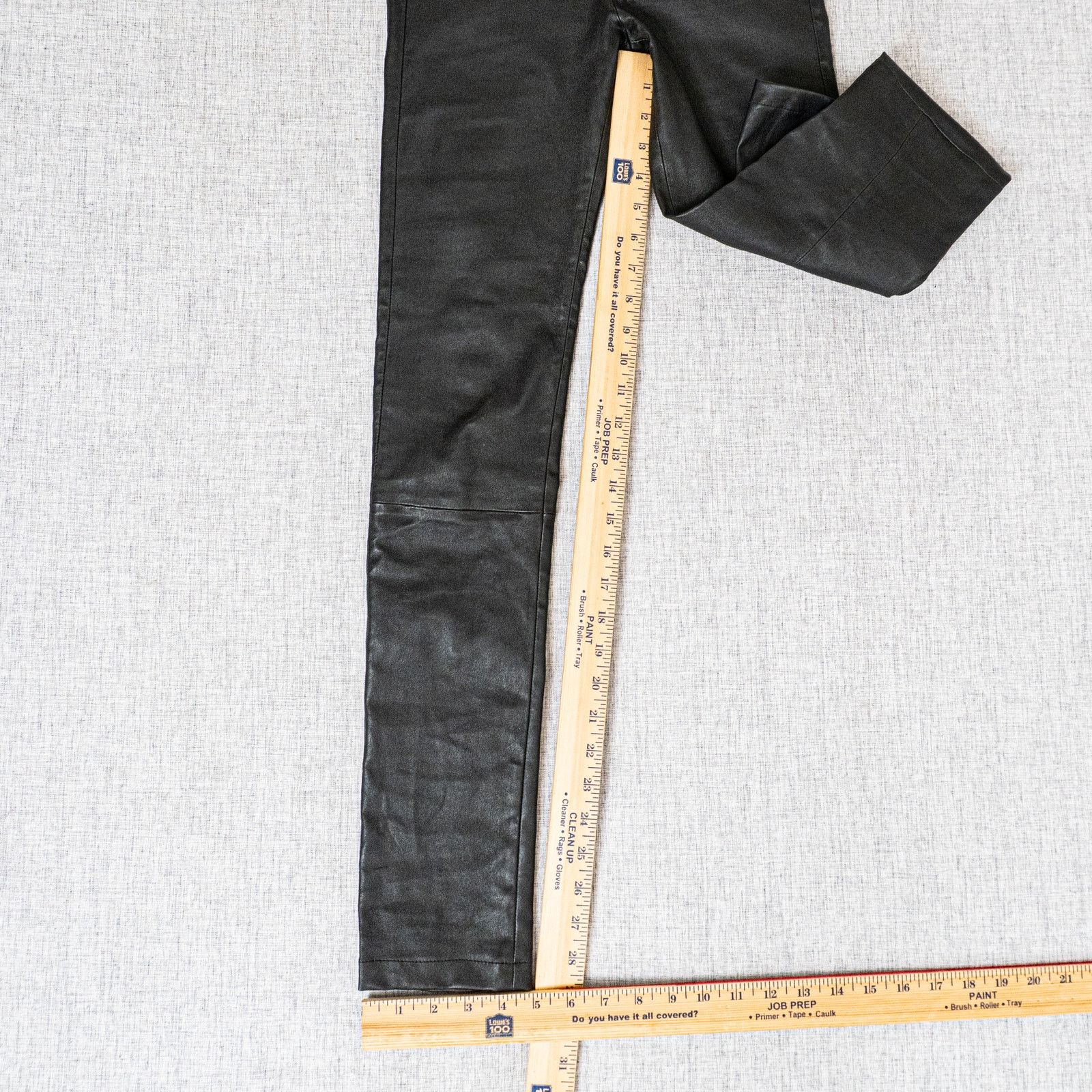 ba&sh BA&SH $795 Quartz Lamb Leather Stretch Leggins Noir Black XS Size 24" / US 00 / IT 34 - 8 Thumbnail