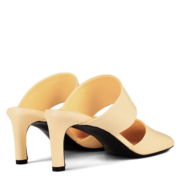 Jil Sander o1g2r1mq1024 Heeled Mules in Beige Size US 10 / IT 40 - 4 Thumbnail