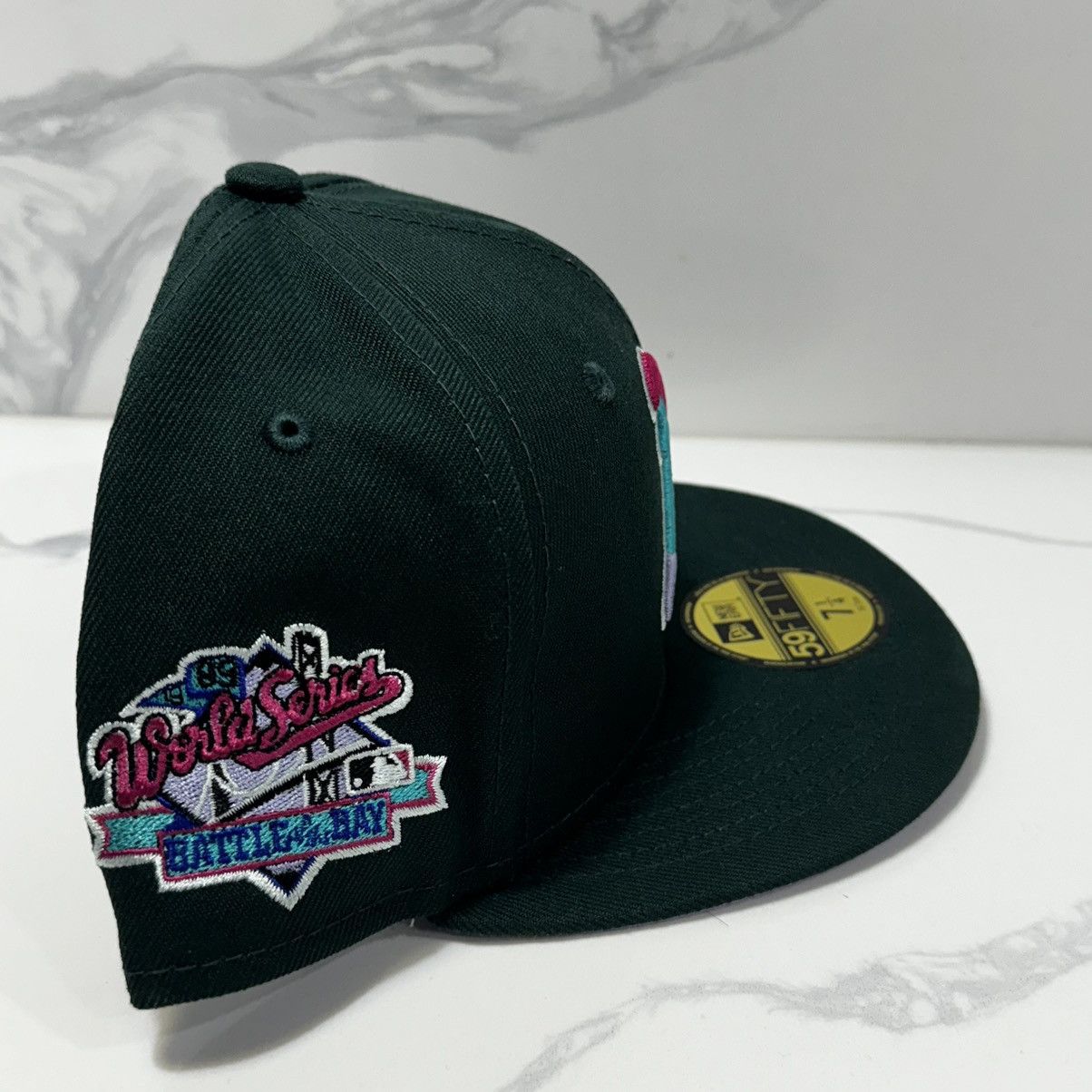 New Era New Era 59fifty Oakland A’s 1989 World Series Hat 7 1/4 Size ONE SIZE - 3 Thumbnail