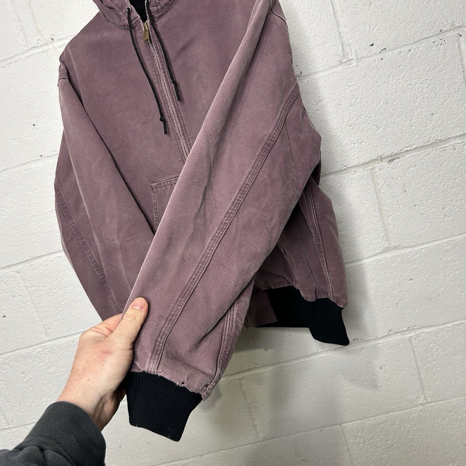 Carhartt Vintage Carhartt Thermal-Lined Hooded Active Jacket “Damson” Size US L / EU 52-54 / 3 - 10 Thumbnail