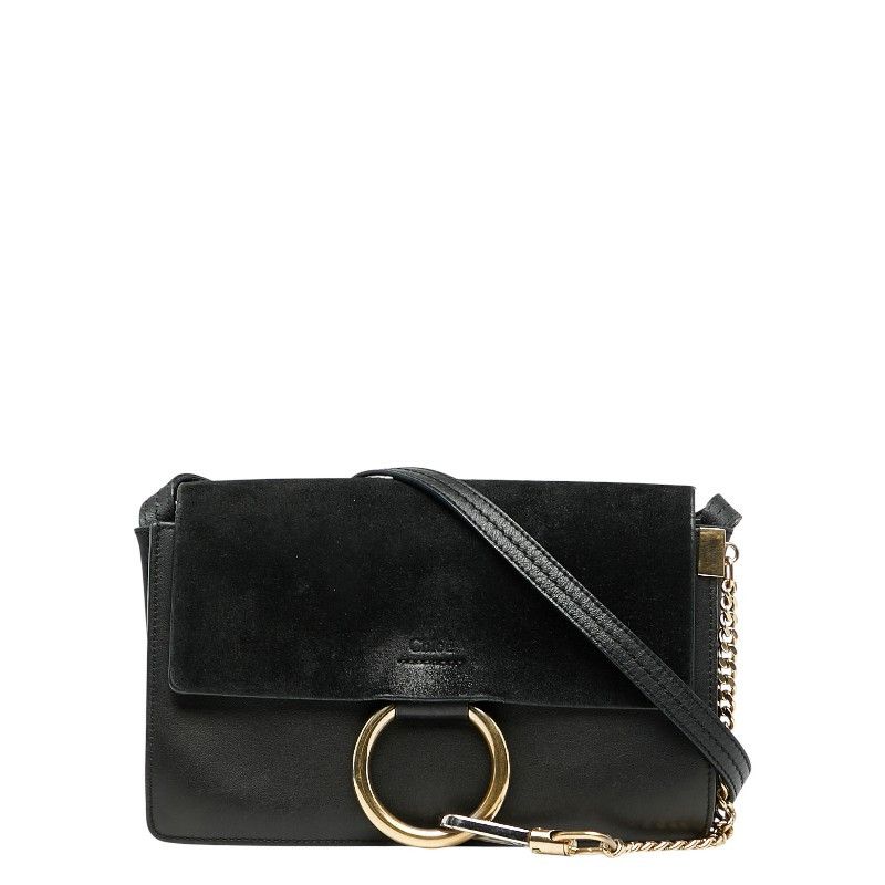 Chloe Chloe Faye Leather Suede Shoulder Bag Leather Shoulder Bag DUTY FREE for USA