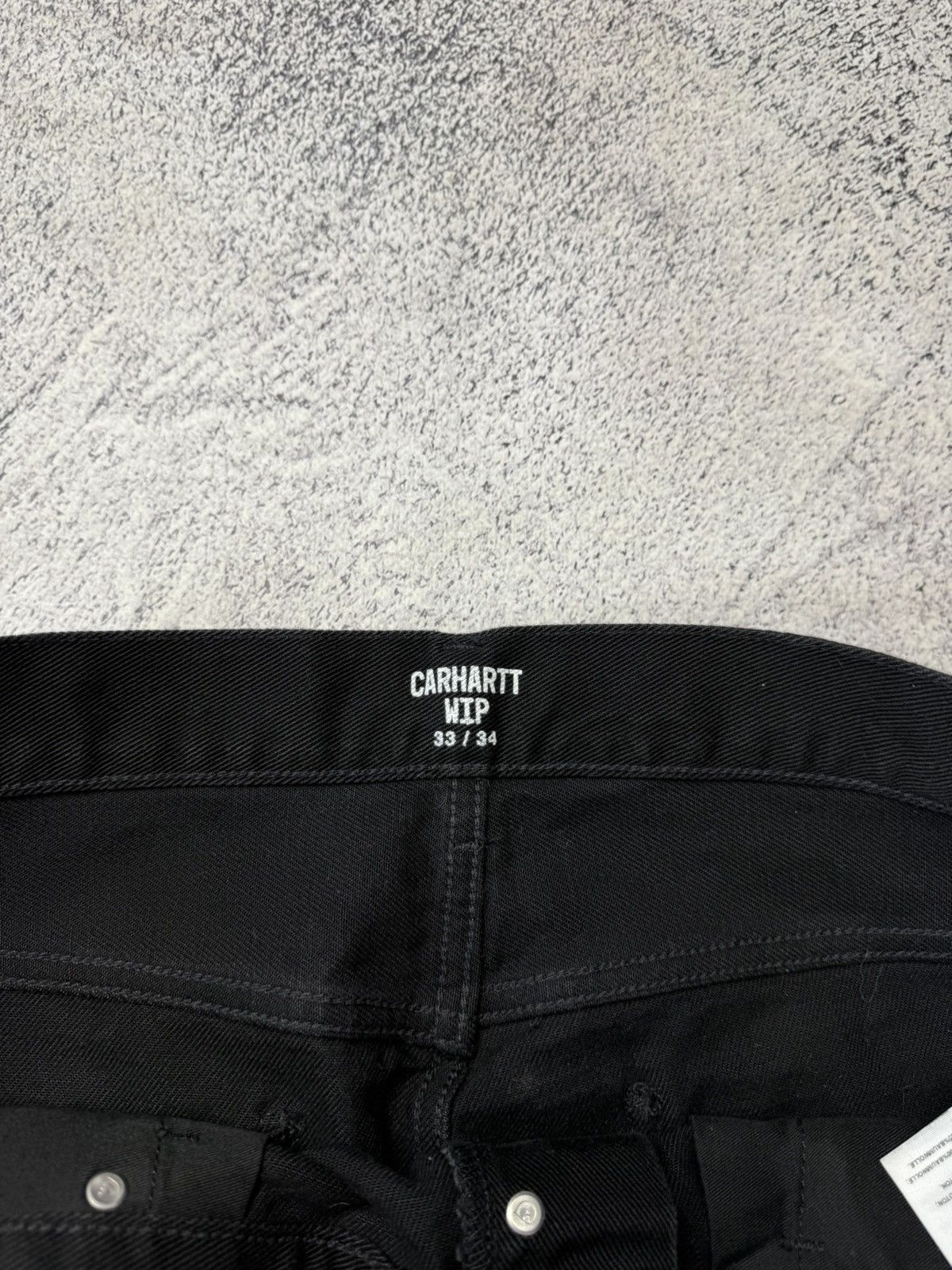 Carhartt Vintage Carhartt Wip Black Jeans Cargo Y2K Size US 34 / EU 50 - 14 Thumbnail