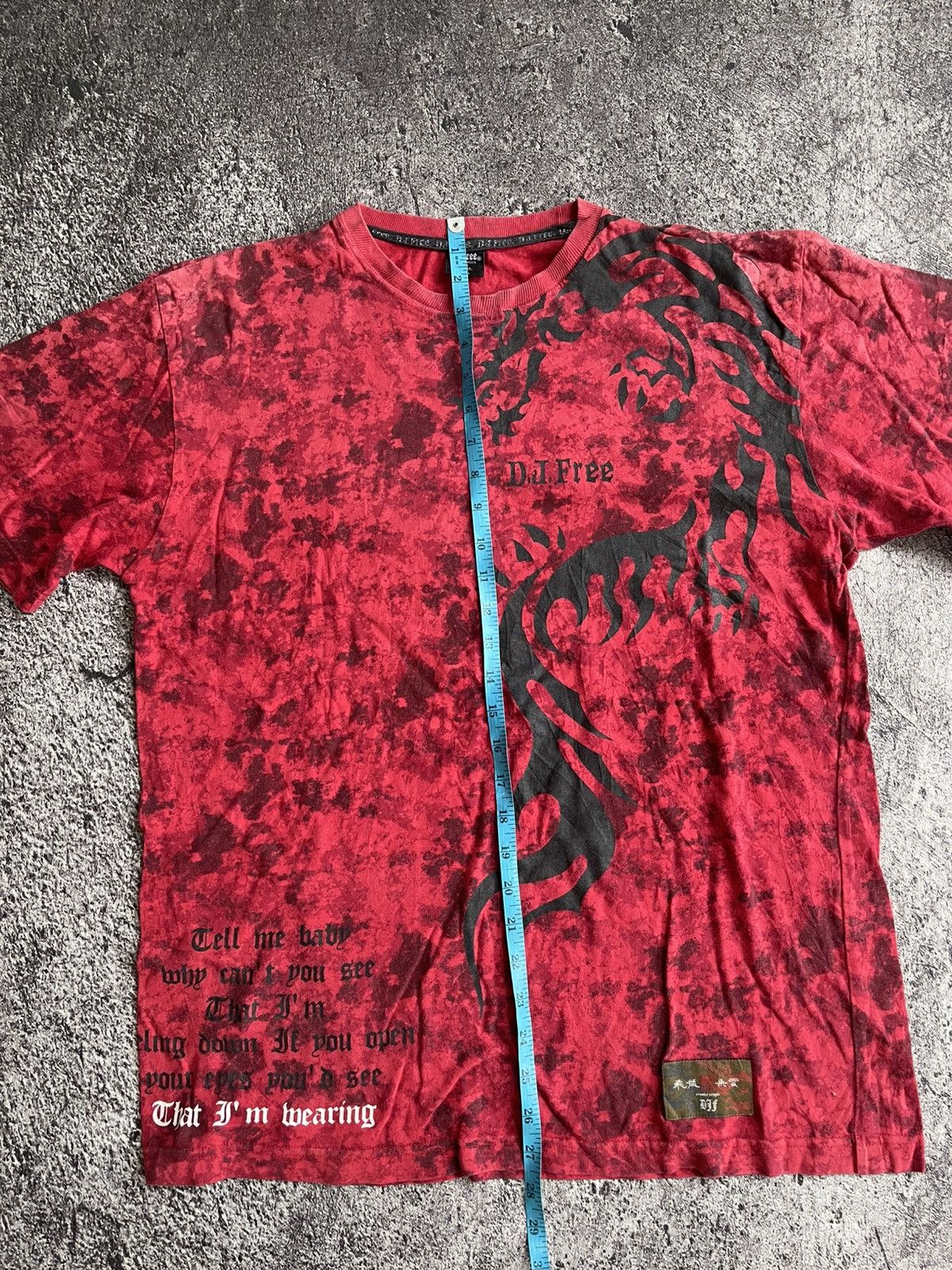 Japanese Brand Y2K DJ Free tribal ifsixwasnine style tshirt Size US L / EU 52-54 / 3 - 10 Thumbnail