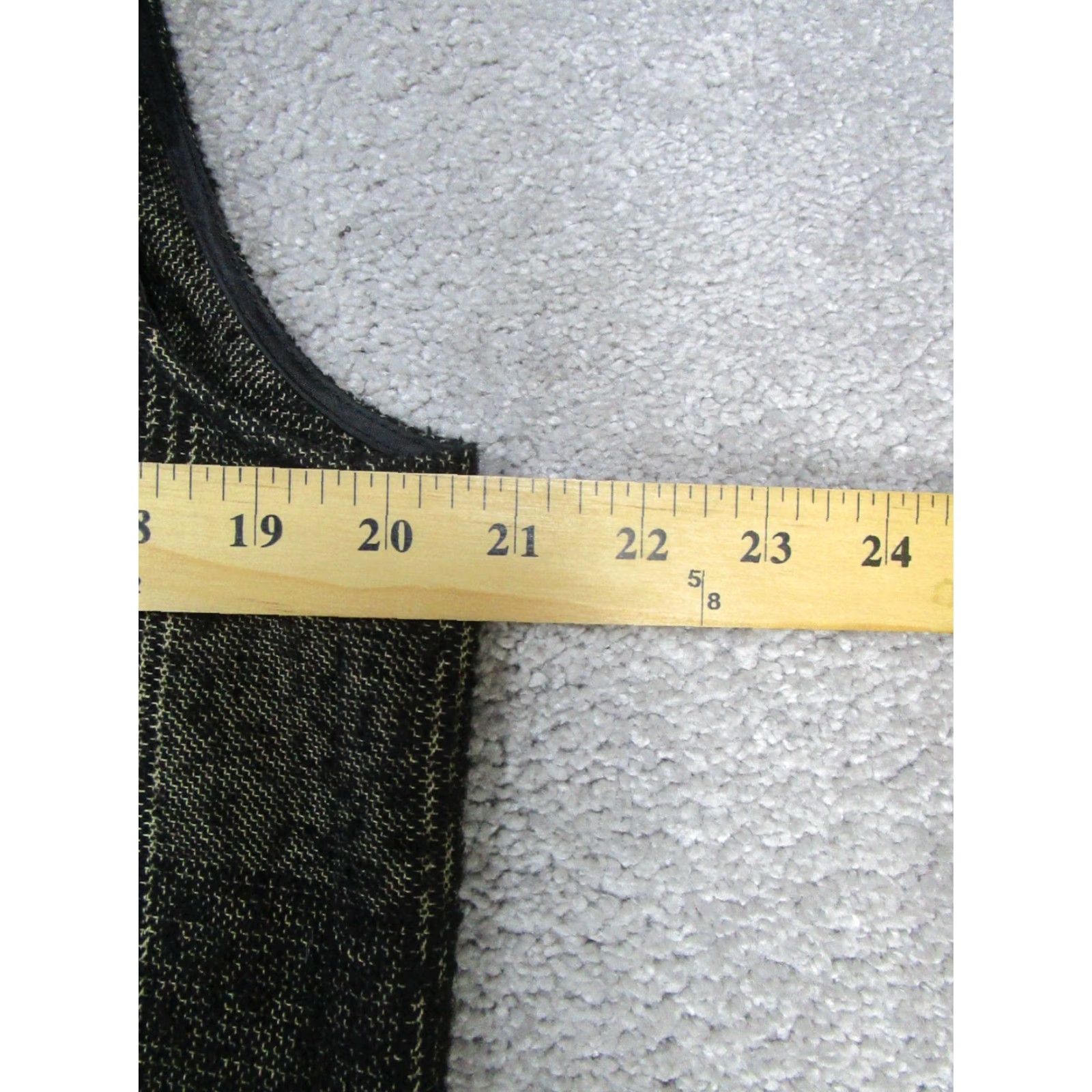 Zara Zara Vest Womens Large Black Open Front Striped Knit Casual Vest Size L / US 10 / IT 46 - 6 Thumbnail