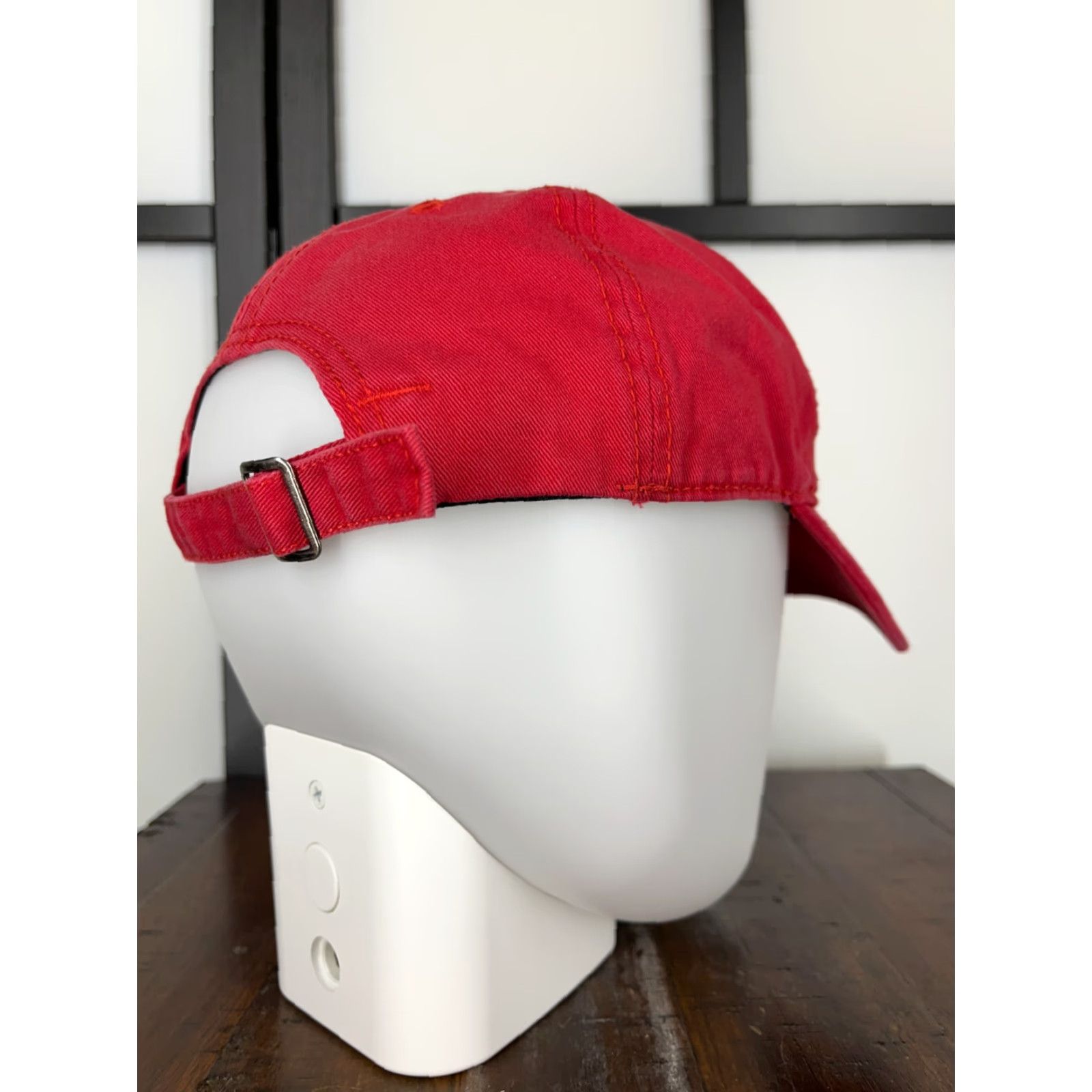 Disney Disney Mickey Mouse Hat Cap Strap Back One Size Red Cotton Twill Baseball Cap Disney Parks Authentic Adult Unisex Accessories Mens Womens Boys Girls Size ONE SIZE - 7 Thumbnail