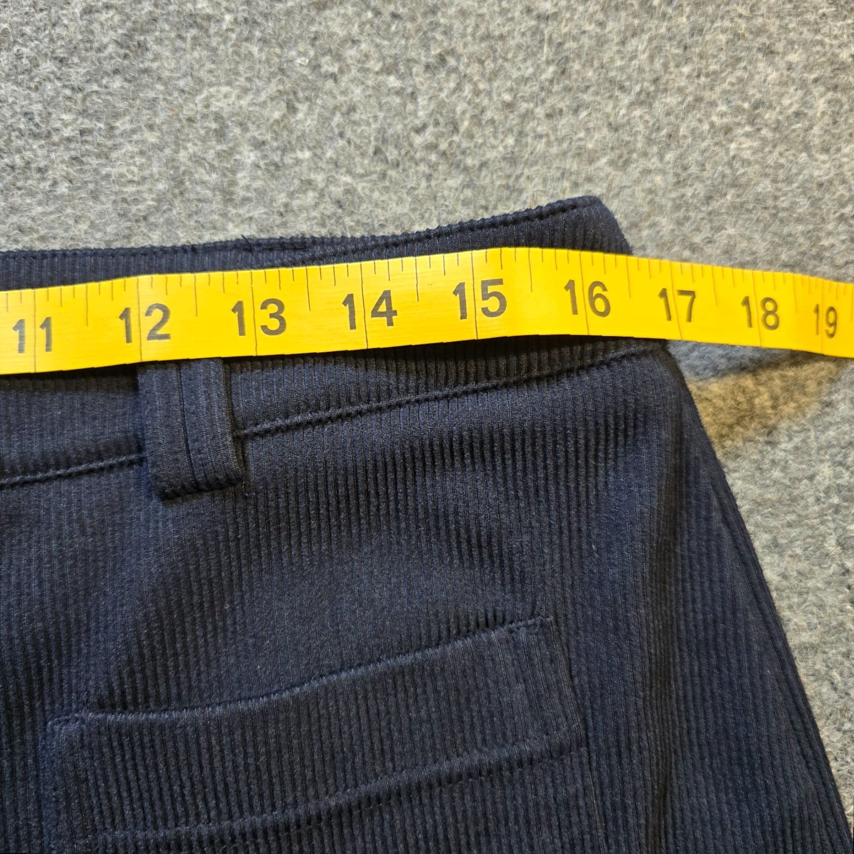House of Harlow House of Harlow Pants Women Size 12 Blue Corduroy Wide-Leg Patch Pockets Casual Size 34" / US 12 / IT 48 - 5 Thumbnail