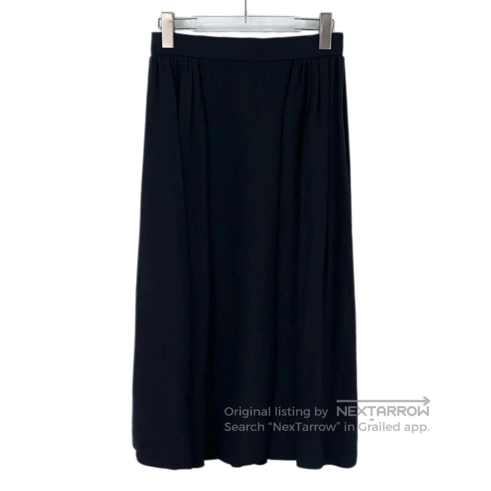 Prada Prada size S Black casual half long skirt| Size 37" - 2 Thumbnail