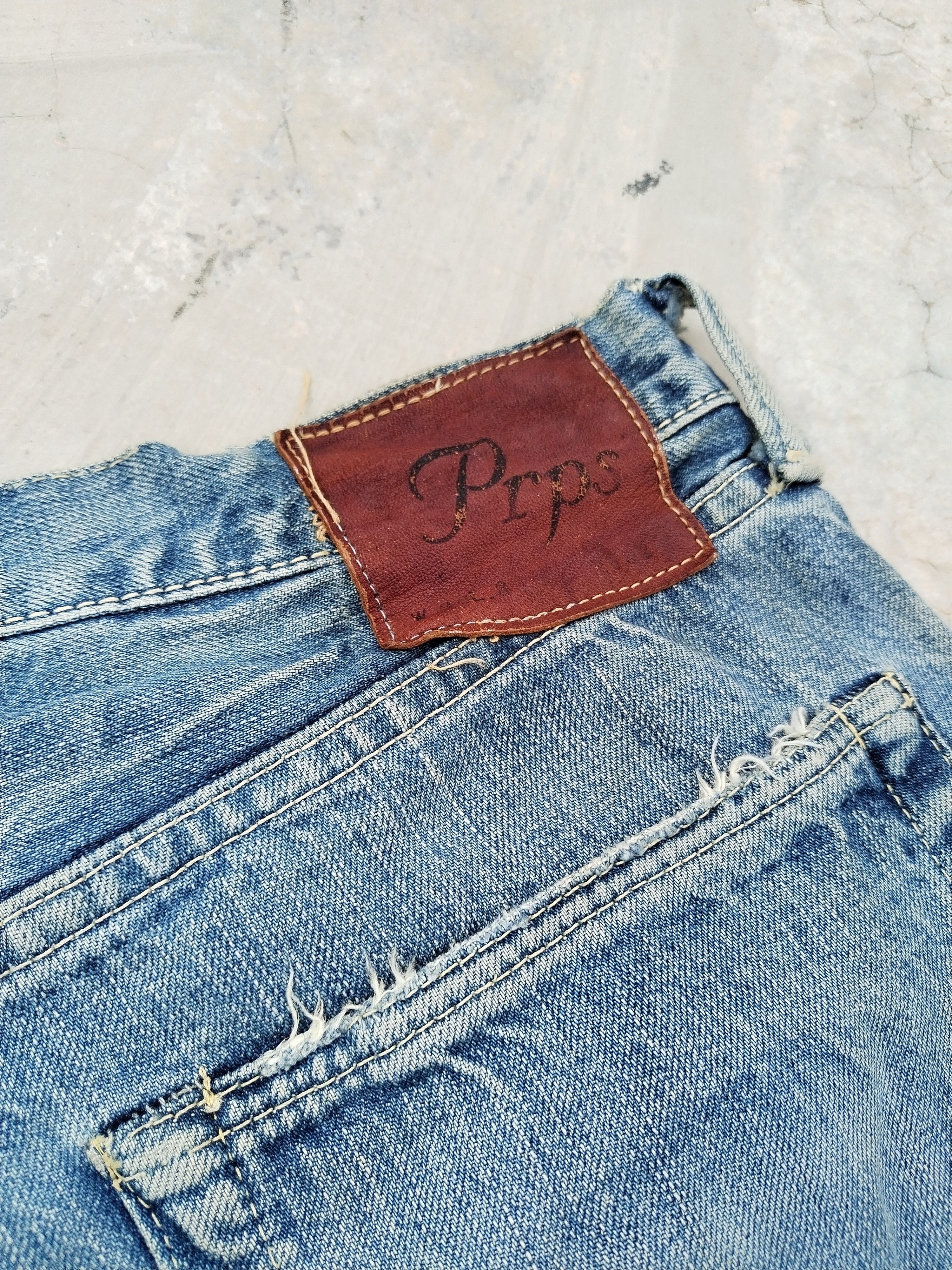 Prps PRPS Distressed Selvedge Jeans Size US 36 / EU 52 - 9 Thumbnail
