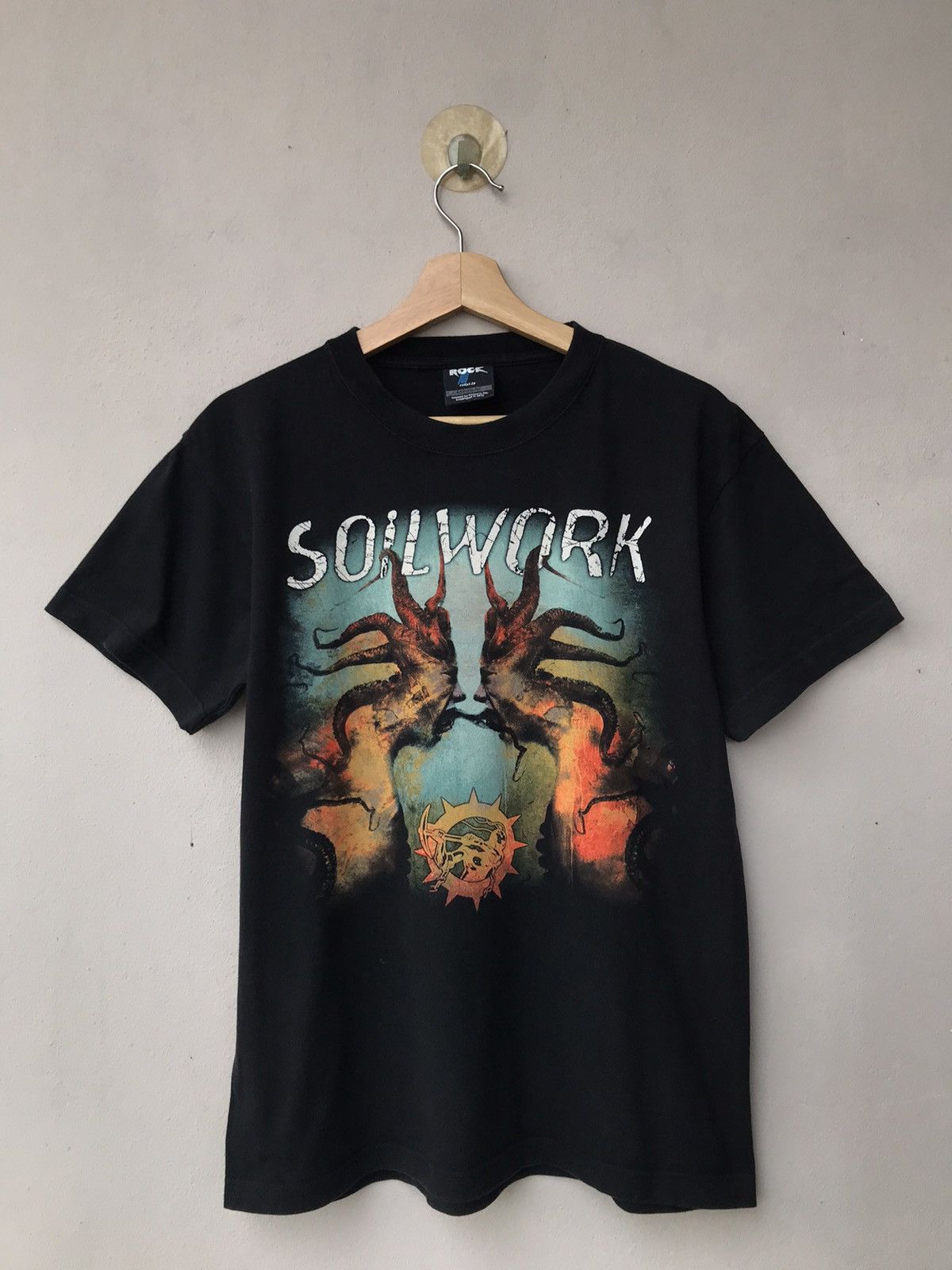Band Tees Vintage Y2K Distressed Soilwork Deathmetal Band Tees Size US M / EU 48-50 / 2 - 1 Thumbnail