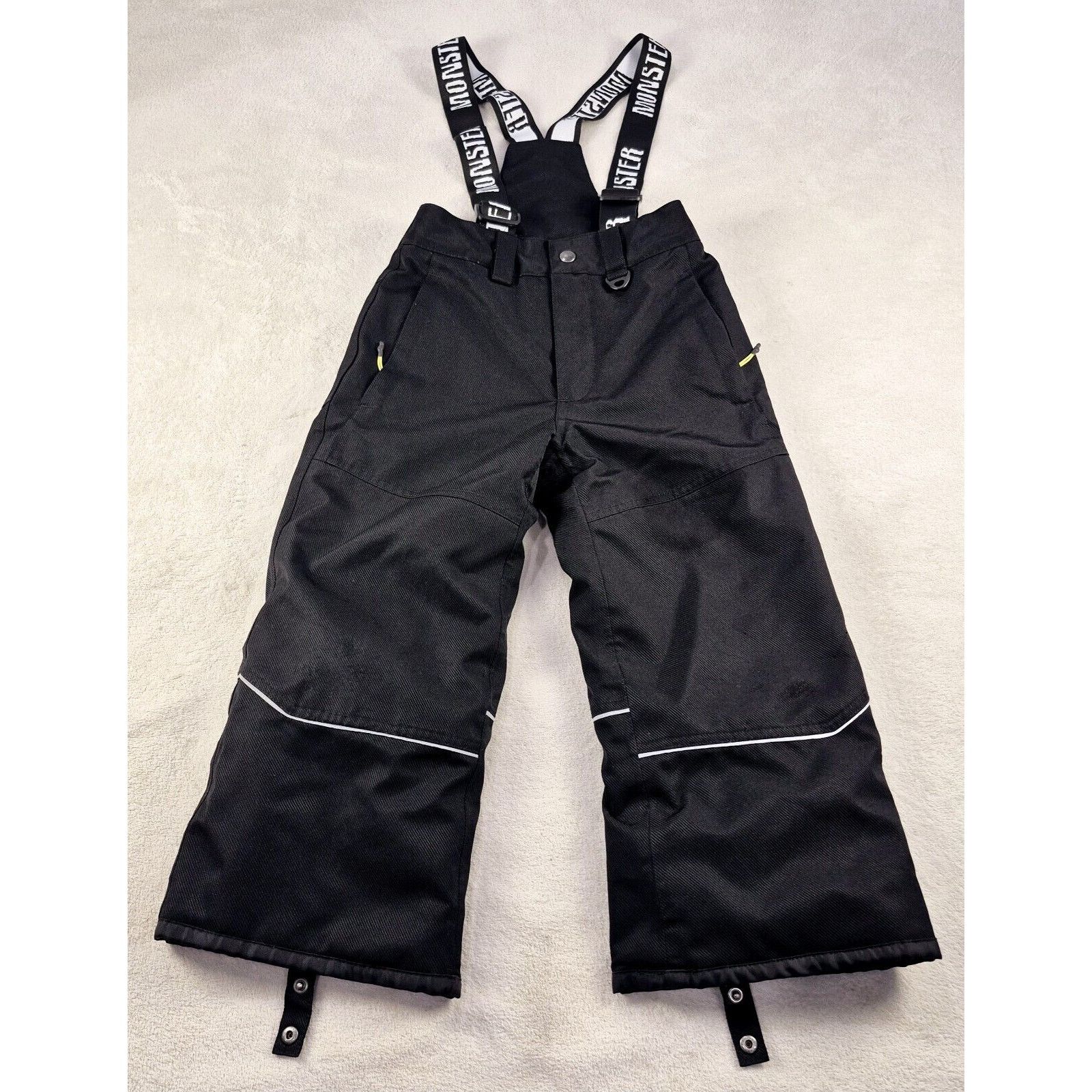 & Other Stories Monster Snow Pants Black Kid's 5 Ski Removable Suspenders Size ONE SIZE - 1 Thumbnail