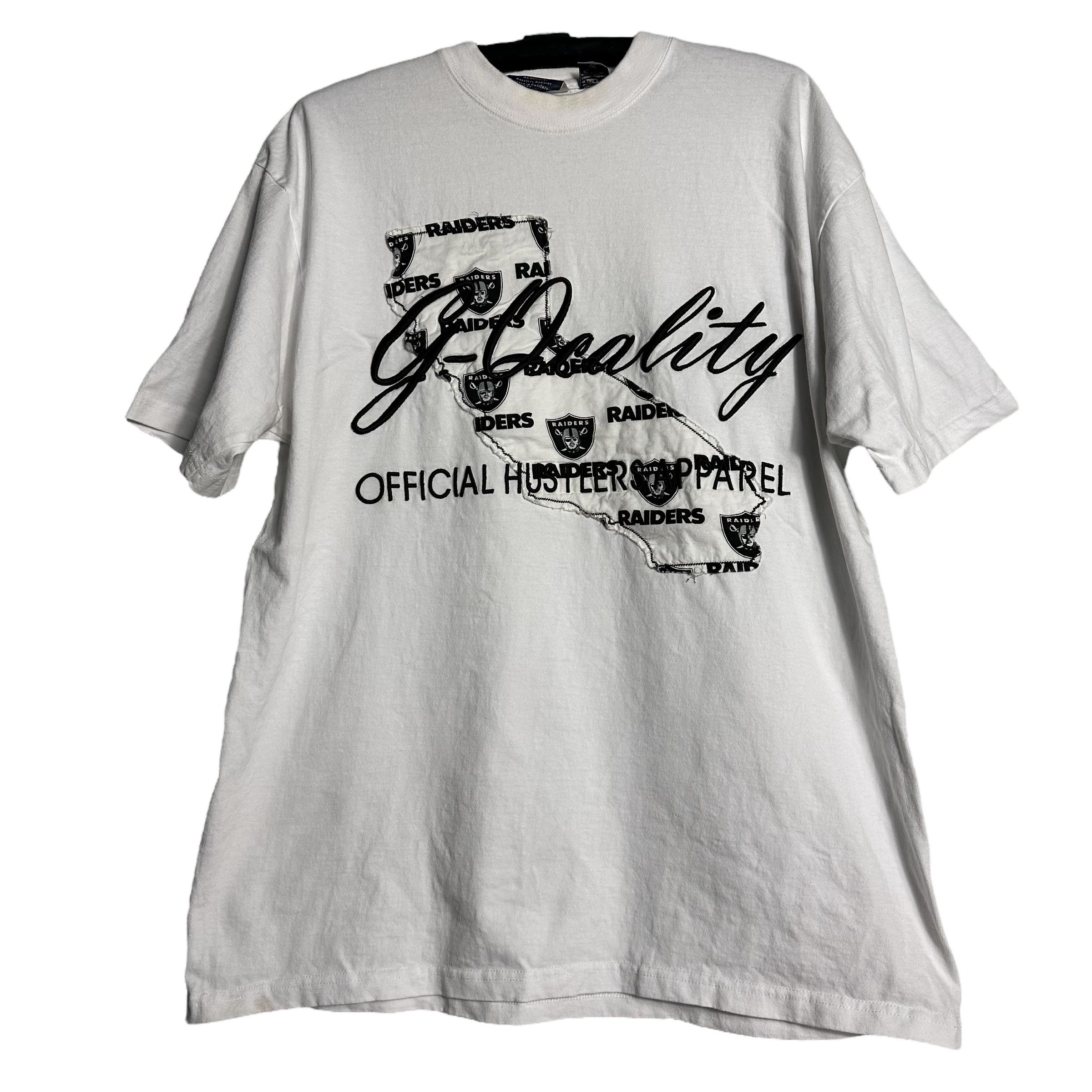 NFL × Vintage 🔥RARE🔥Vintage Las Vegas Raiders by G-Qcality T-shirt Size US XL / EU 56 / 4 - 1 Thumbnail