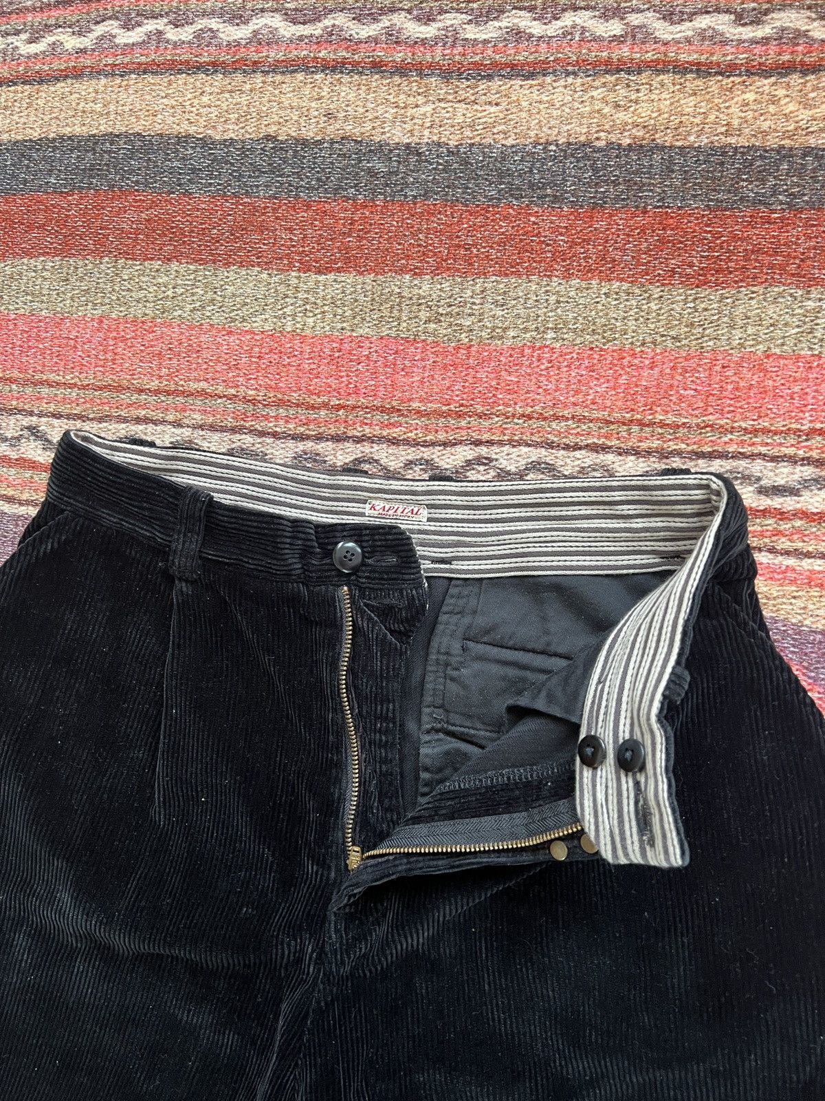 Kapital Kapital Corduroy Pants Black Size US 28 / EU 44 - 4 Thumbnail
