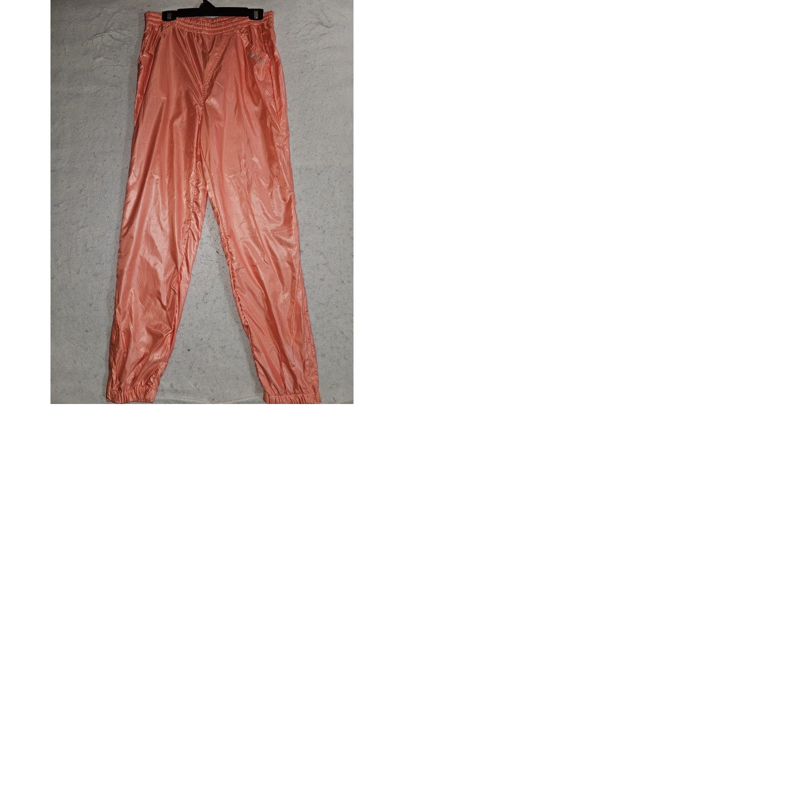 Le Coq Sportif VINTAGE Le Coq Sportif Classic 80s Tracksuit Jacket & Pants Womens Sz Med Peach Satin 80s Logo Size 32" / US 10 / IT 46 - 10 Thumbnail