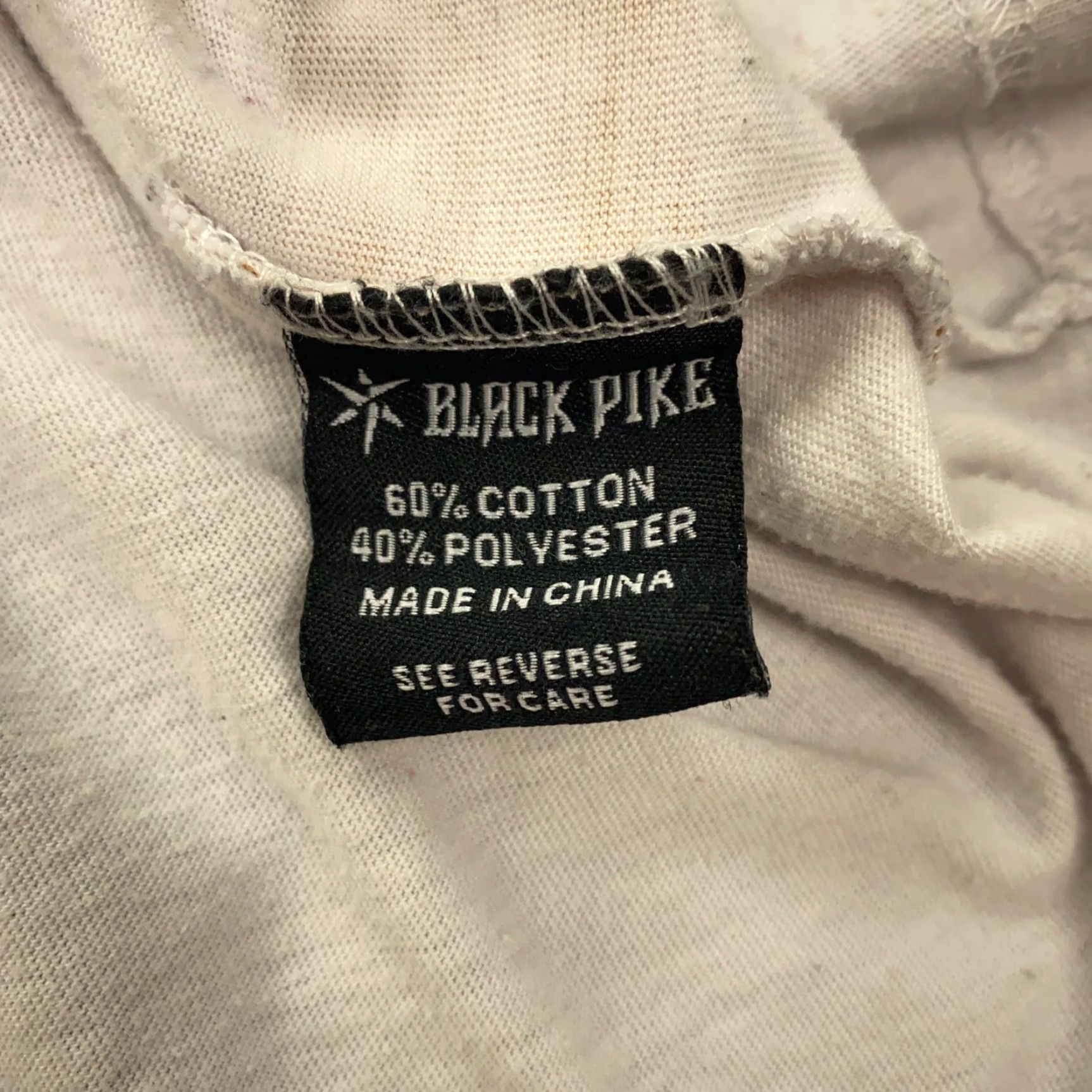 Vintage Black Pike Tee Mens 5XL White Hip Hop Patchwork Bear Streetwear Urban Shirt Size US XXL / EU 58 / 5 - 7 Thumbnail