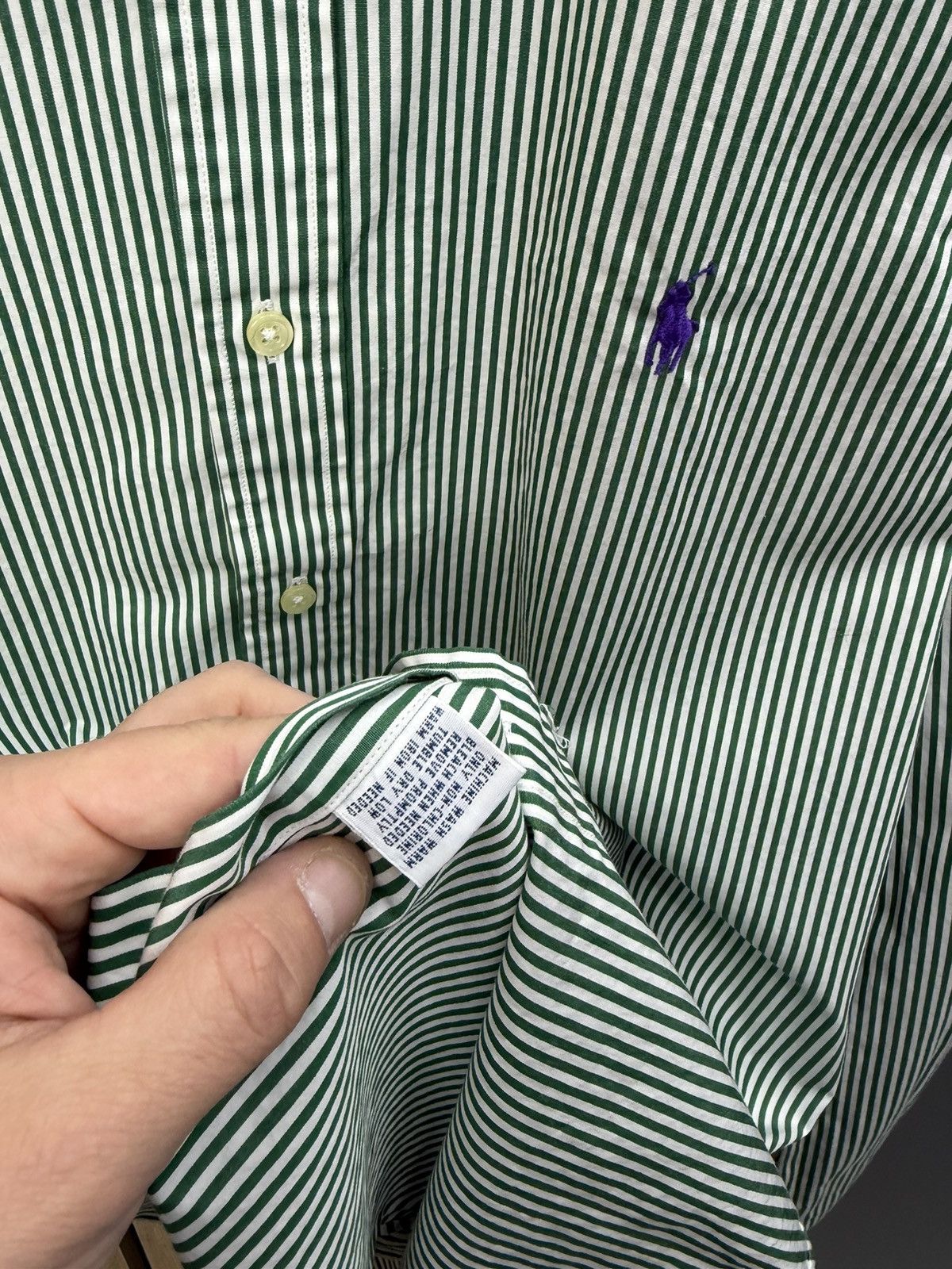 Polo Ralph Lauren Polo Ralph Lauren Striped Button Down Shirt Size M Custo Fit Size US M / EU 48-50 / 2 - 7 Thumbnail
