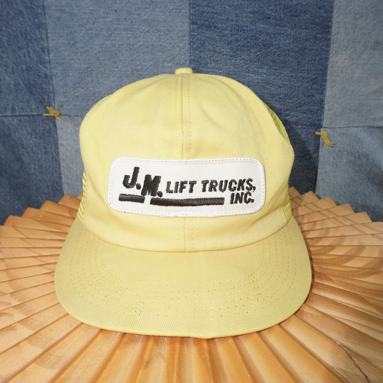 Vintage OSFA - Vintage j.M. lift trucks Inc. embroidered trucker hat Size ONE SIZE - 1 Thumbnail