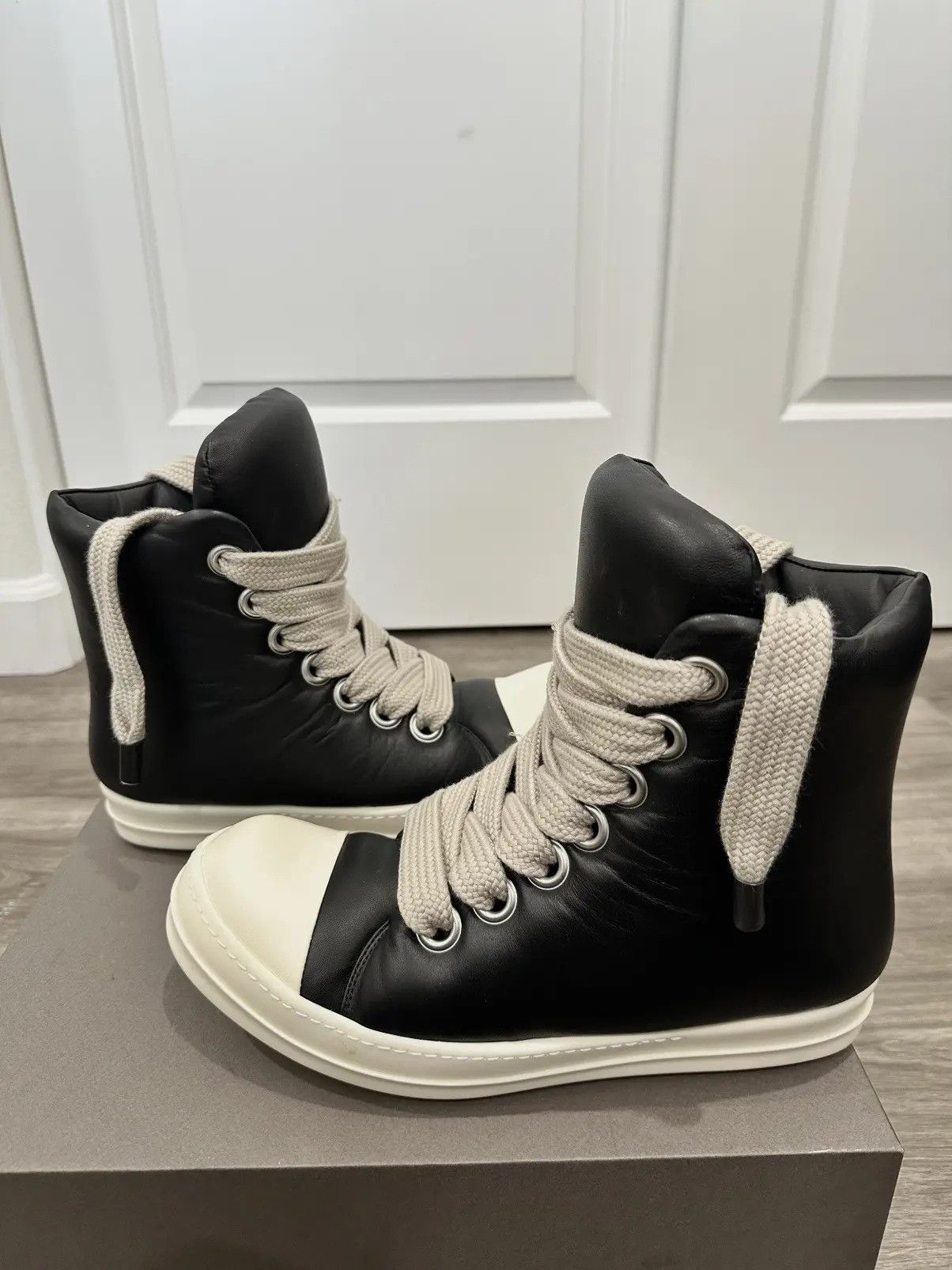 Rick Owens Rick Owens Jumbo Lace Padded Ramones High Size US 10.5 / EU 43-44 - 4 Thumbnail