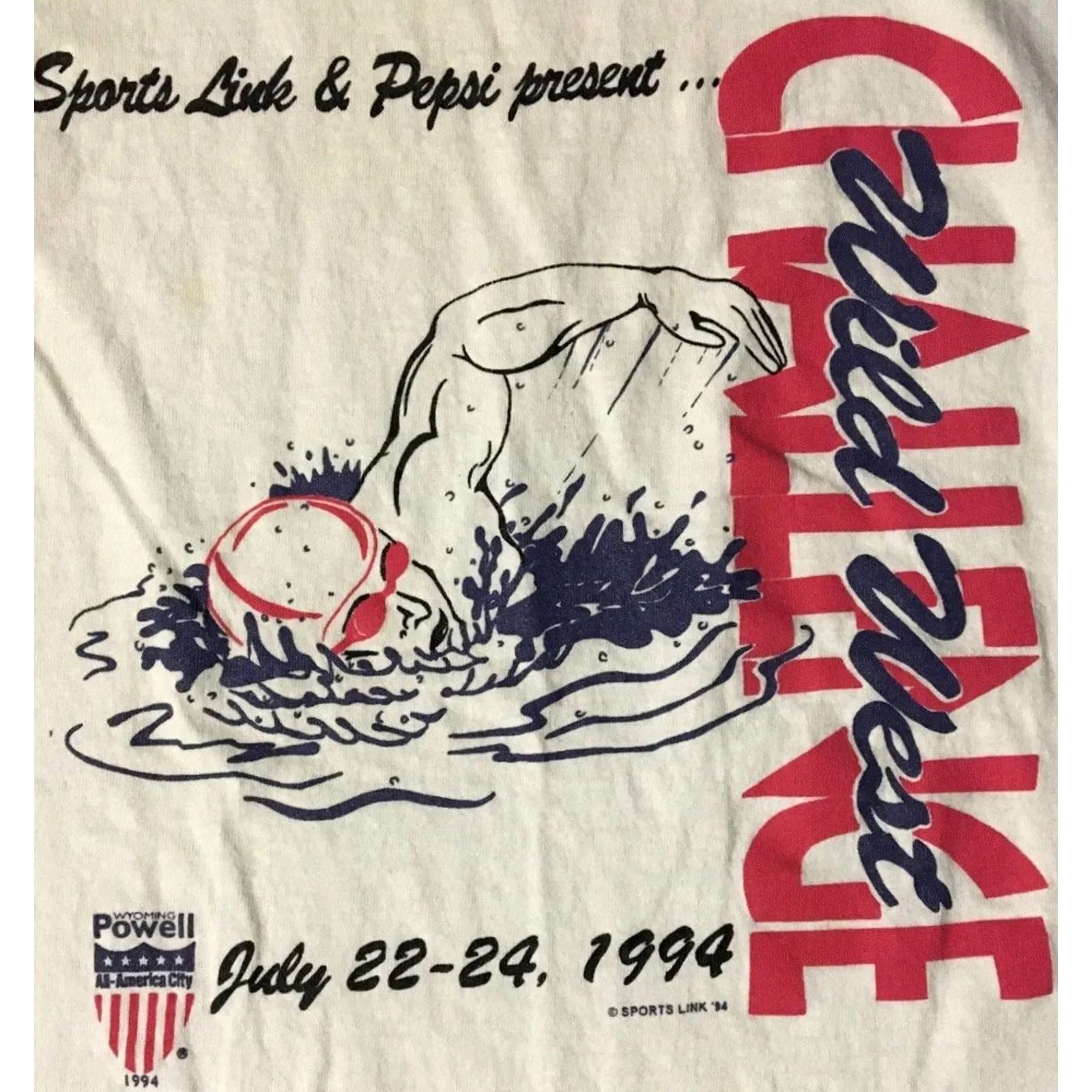 Vintage VINTAGE Pepsi Wild West Swim Challenge Tank Top Mens M White 90s Grunge Surf USA Beach Size US M / EU 48-50 / 2 - 2 Thumbnail