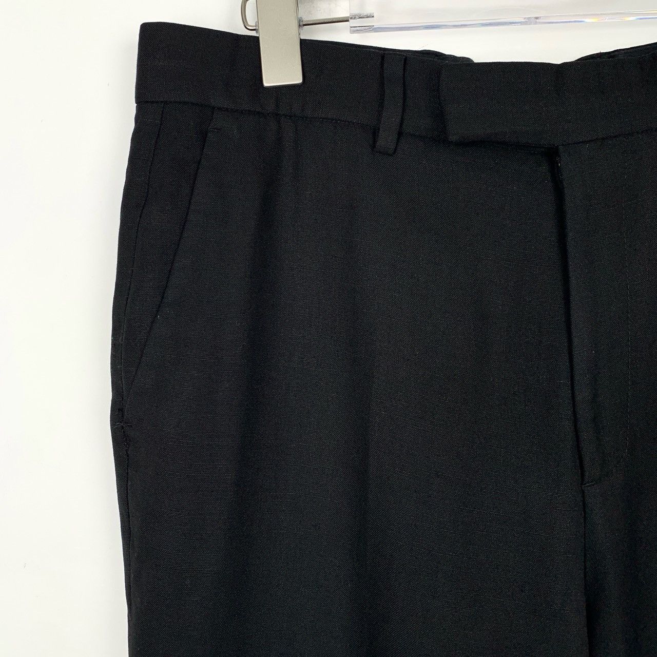 Gucci Gucci Logo Patch Linen Blend Straight Leg Dress Pants K26WX Size 34" / US 12 / IT 48 - 3 Thumbnail