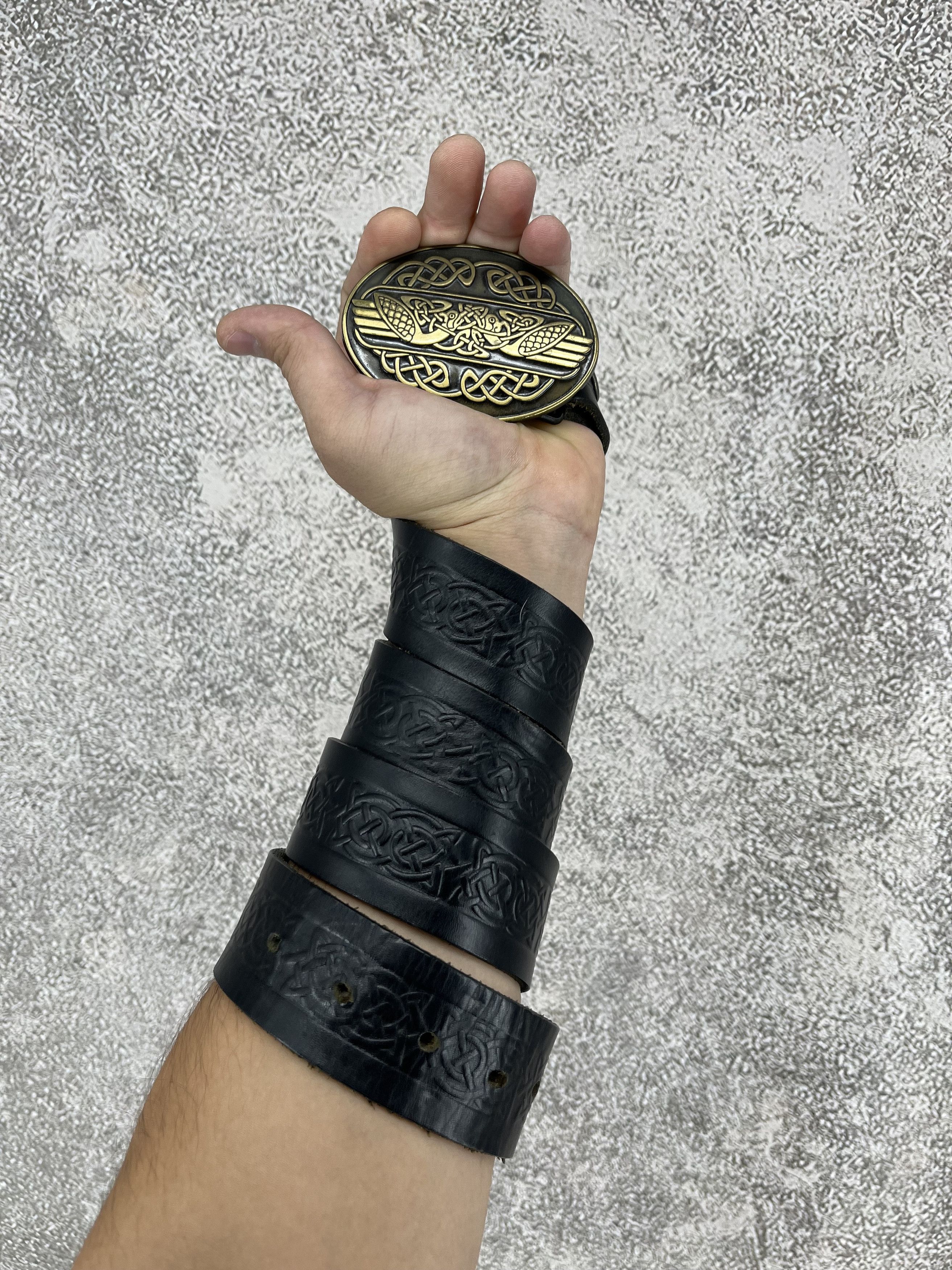 Vintage Vintage 90s Punk Belt Leather Band Rock Y2K 90s Y2K Size ONE SIZE - 1 Thumbnail
