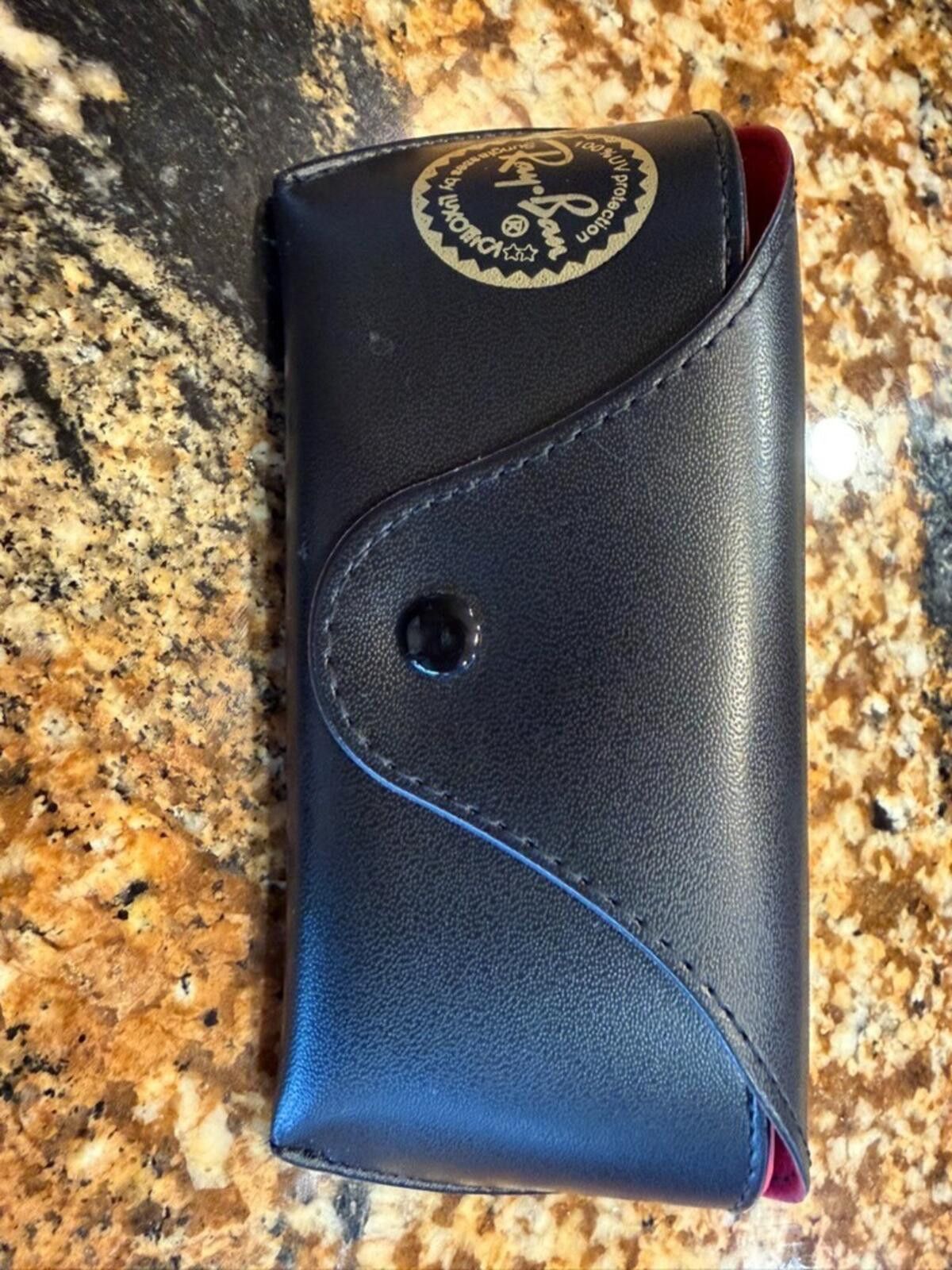RayBan Authentic RayBan Leather Case-Black Size ONE SIZE - 3 Thumbnail