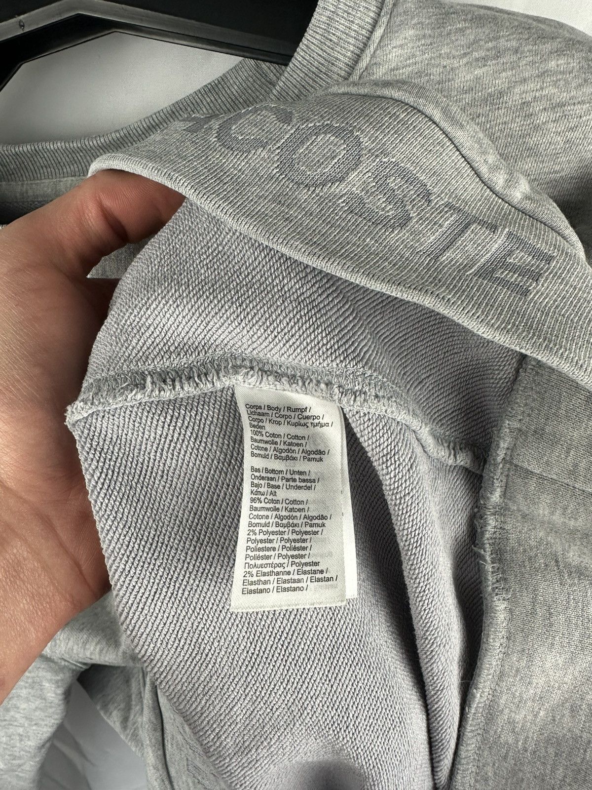 Lacoste Mens Lacoste Premium Sweatshirt Gray Size L (fr 5) Size US L / EU 52-54 / 3 - 7 Thumbnail