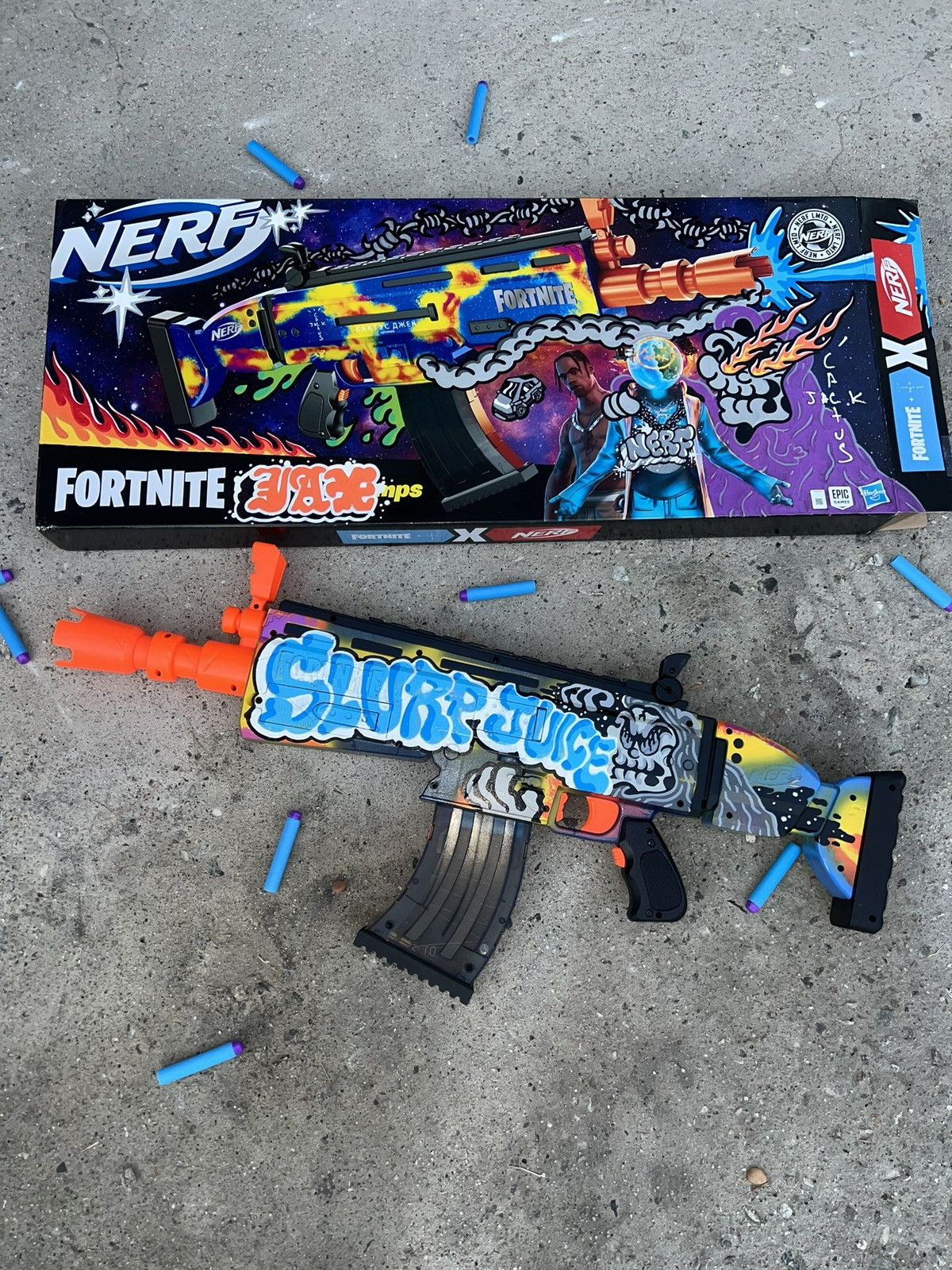 Travis Scott sale x Fortnite NERF Gun (NEW)