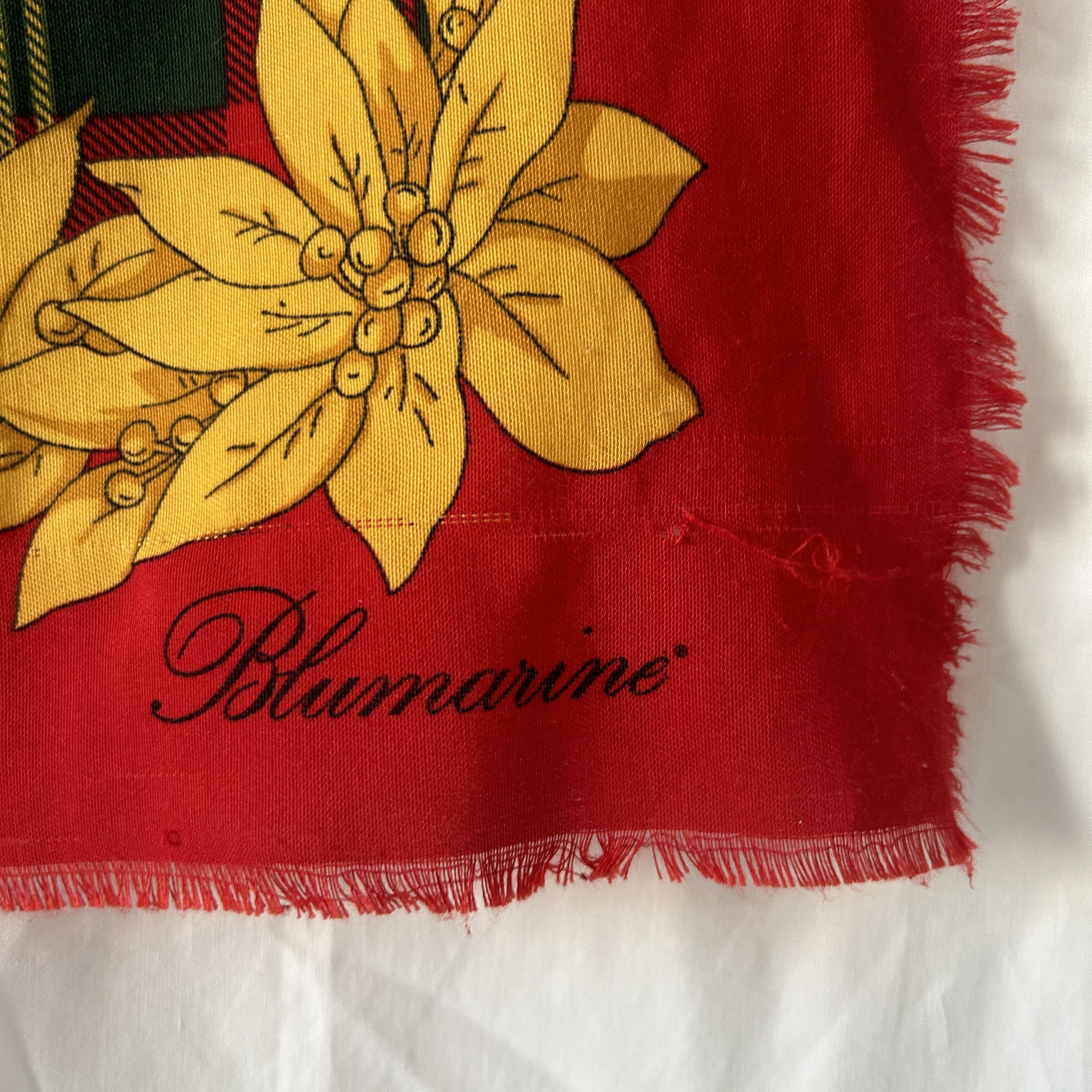Blumarine Blumarine red plaid wool scarf Size ONE SIZE - 8 Thumbnail