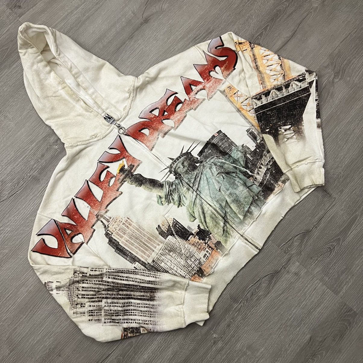 Vale Vale Hulk Armor zip up hoodie valelives valeforever | Grailed