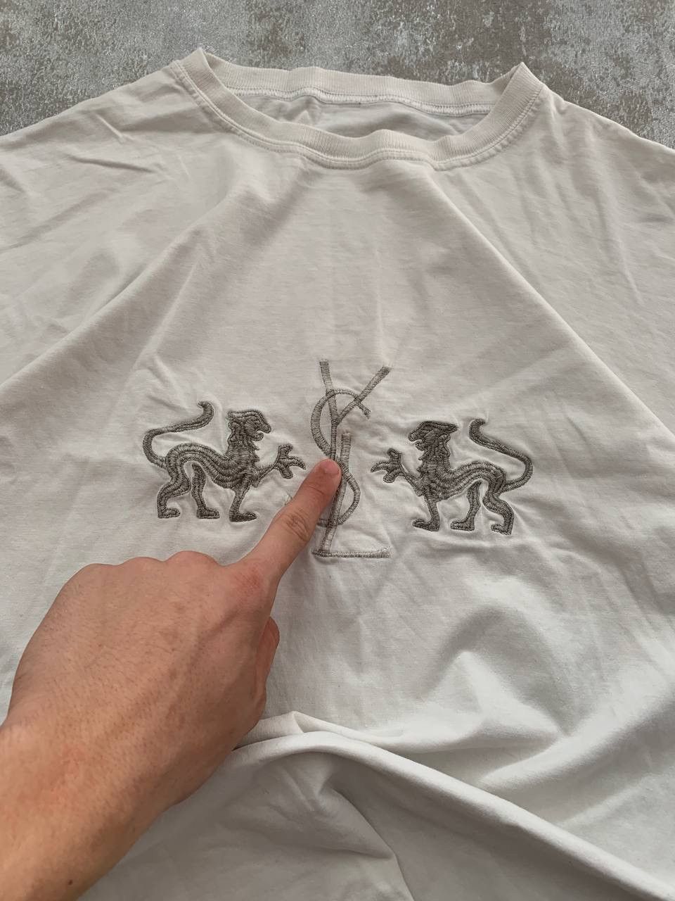 Vintage × Yves Saint Laurent 🔥BOOTLEG YSL YVES SAINT LAURENT T-SHIRT Size US L / EU 52-54 / 3 - 2 Thumbnail
