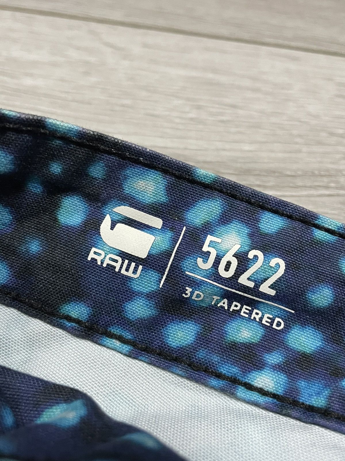G-Star × Pharrell G stat Pharrell dot pants all over design aqua eb0 tapered Size US 33 - 8 Thumbnail
