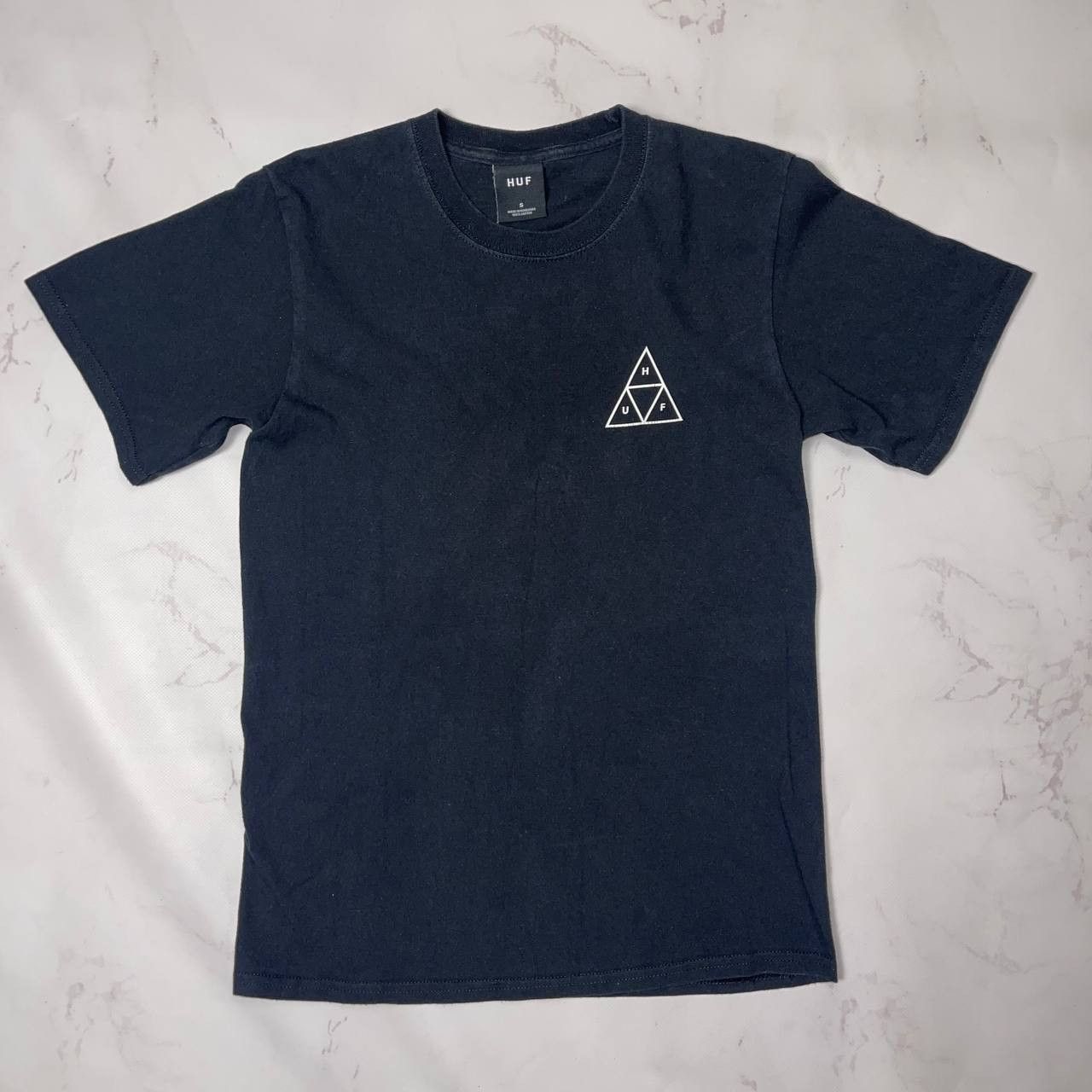 Huf HUF Mens S size ‘MIRAGE’ Triple Triangle T-Shirt BLACK Size US S / EU 44-46 / 1 - 3 Thumbnail