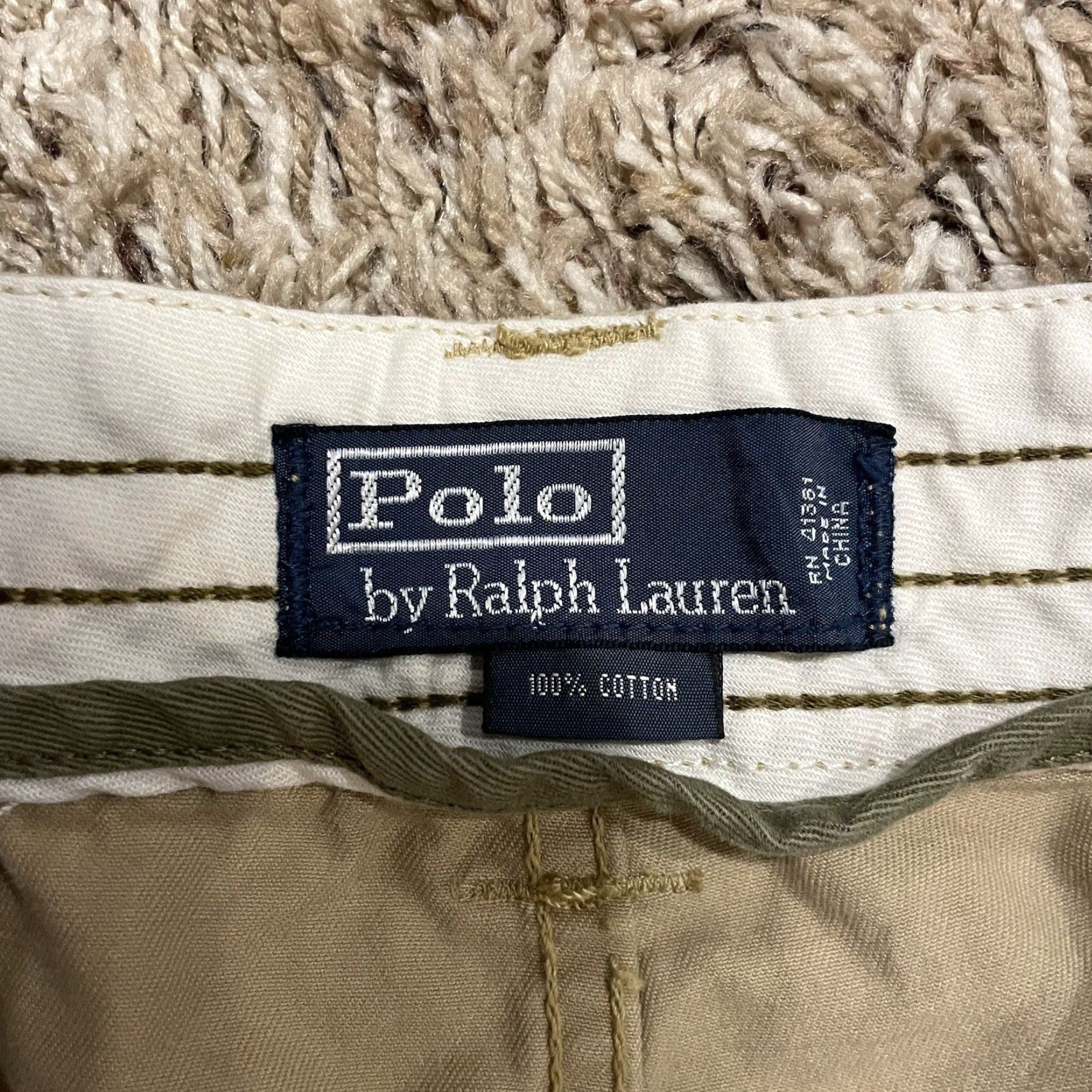Polo Ralph Lauren VINTAGE Polo Ralph Lauren Cargo Shorts Mens 40 Khaki Tan Cargo Pocket 90s Y2K Vintage Casual Cotton Utility Shorties Size US L / EU 52-54 / 3 - 5 Thumbnail