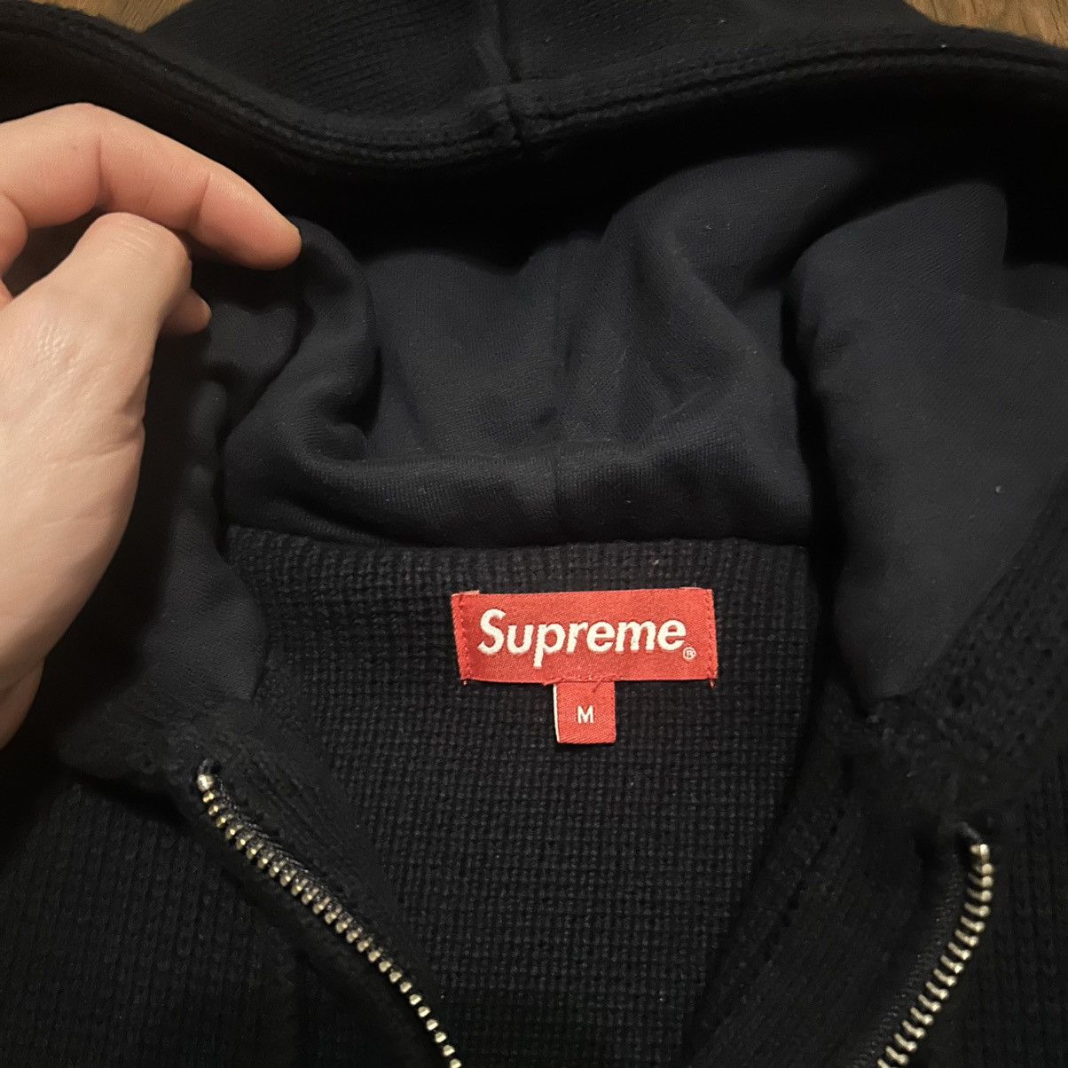 Supreme 🚨Rare New York 🗽Supreme Zip Up Sweater Chenile Numbers Size US M / EU 48-50 / 2 - 7 Thumbnail