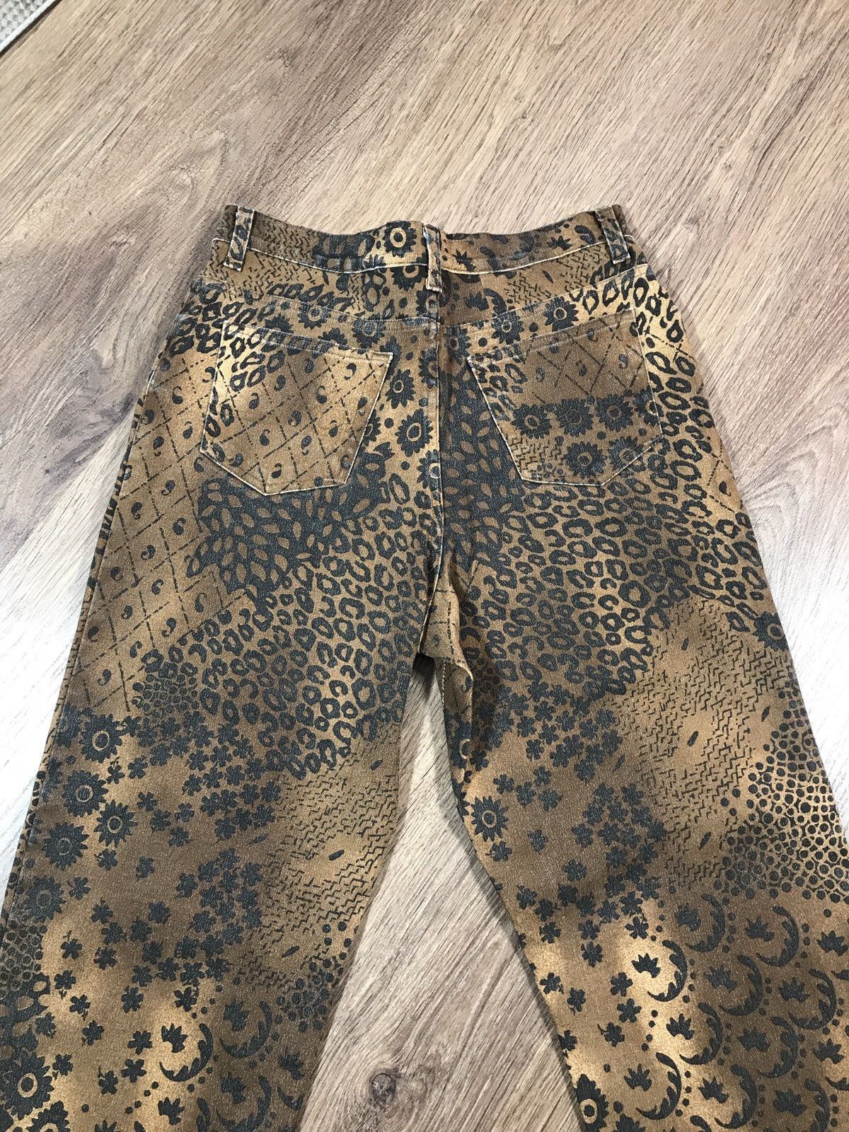 Vintage Vintage Luxury Designer Angelo Marani Print Pants Size 34" / US 12 / IT 48 - 11 Thumbnail