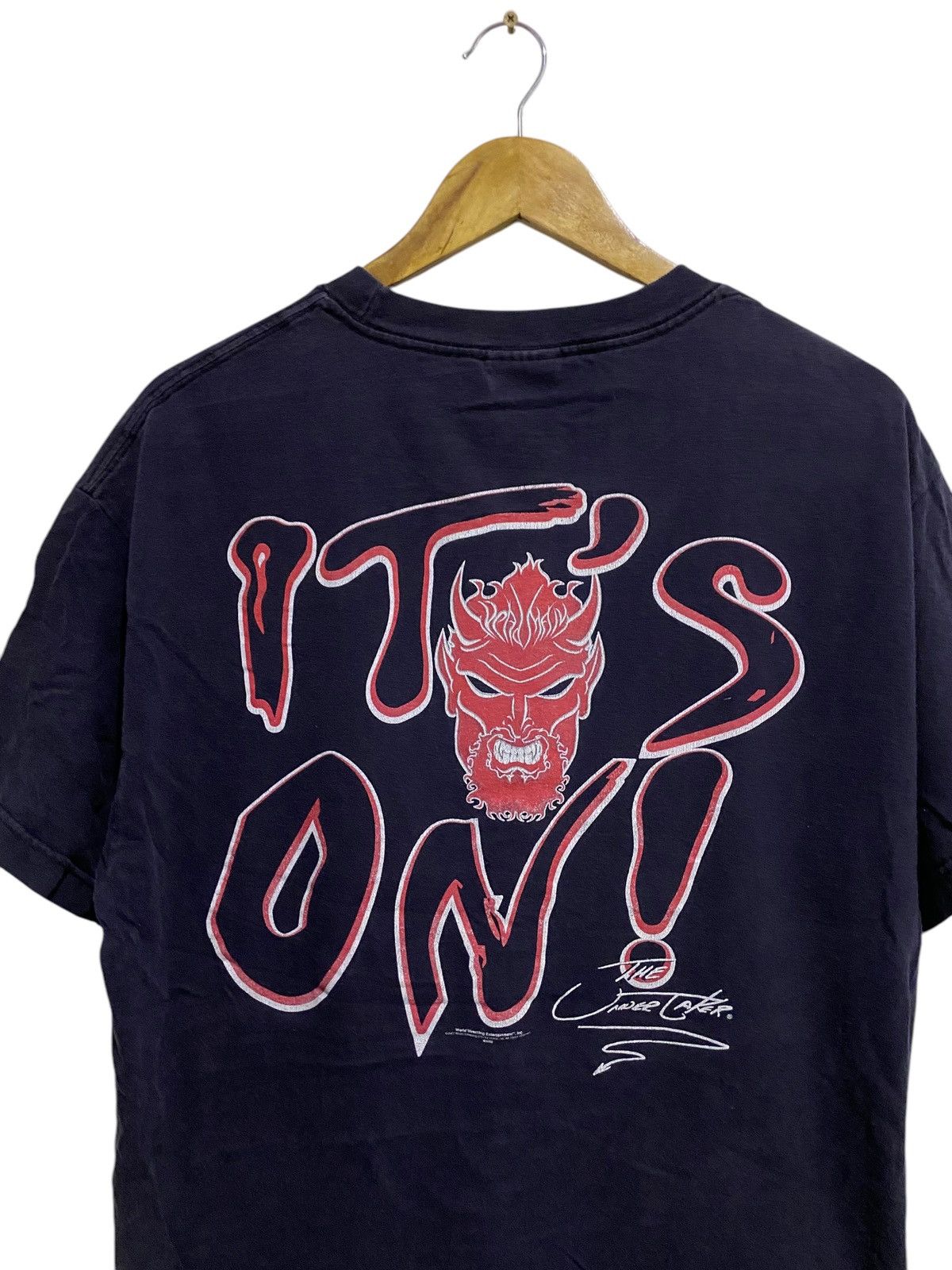 Vintage 90s TSHIRT !! World Wrestling Entertainment The Under Taker Size US L / EU 52-54 / 3 - 6 Thumbnail