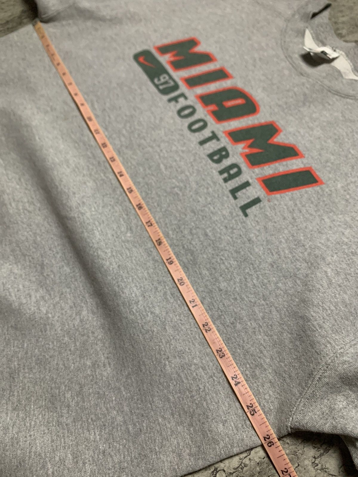 Nike Vintage 90’s Nike Miami Football Crewneck Sweatshirt Size US M / EU 48-50 / 2 - 8 Thumbnail