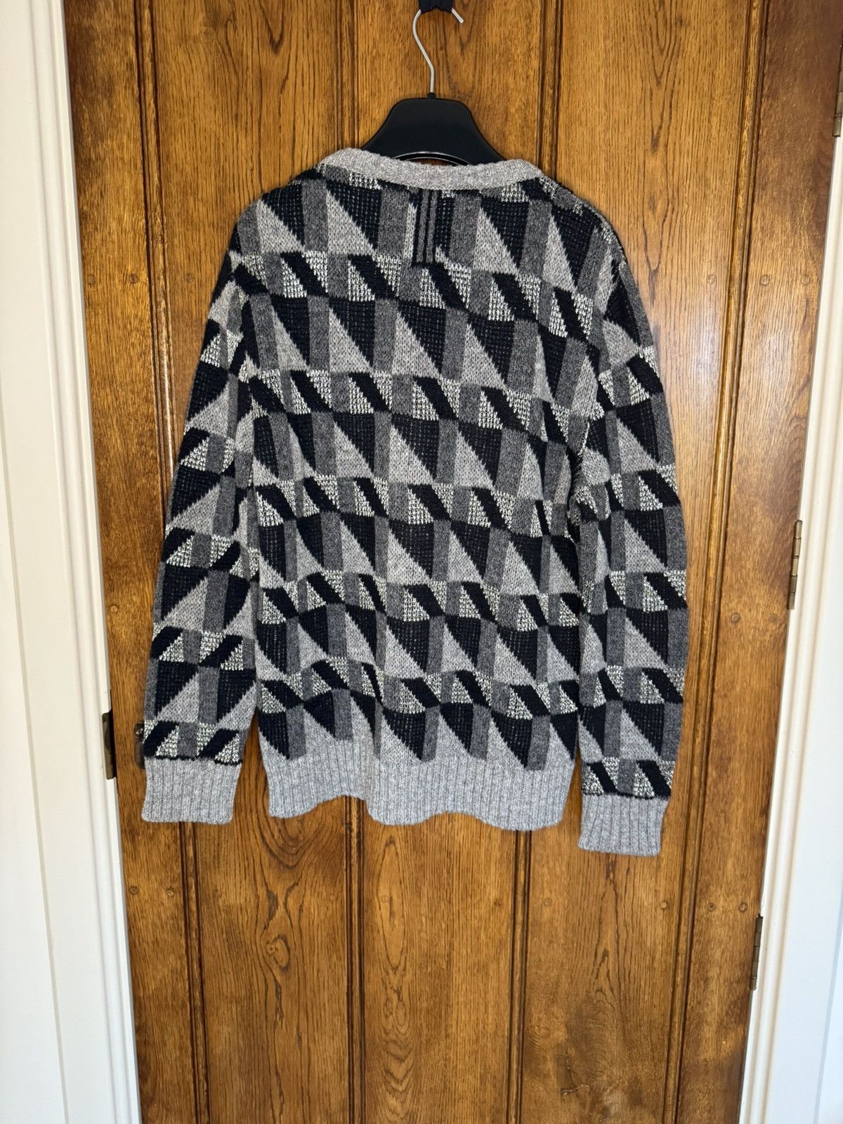 Saint Laurent Paris FW15 Grail Saint Laurent geometric metallic sweater Hedi XL Size US XL / EU 56 / 4 - 17 Thumbnail