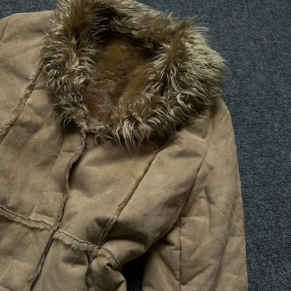 Japanese Brand VTG Japanese Style Women’s Sheepskin Coat Winter Jacket Size M / US 6-8 / IT 42-44 - 9 Thumbnail