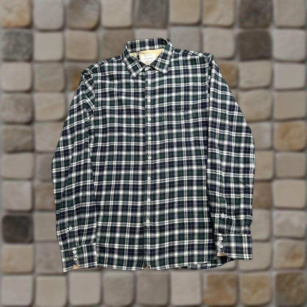 Rag & Bone Rag & Bone Shirt Mens Large Multicolor Cotton Plaid Tailored Workwear Casual Size US L / EU 52-54 / 3 - 1 Thumbnail