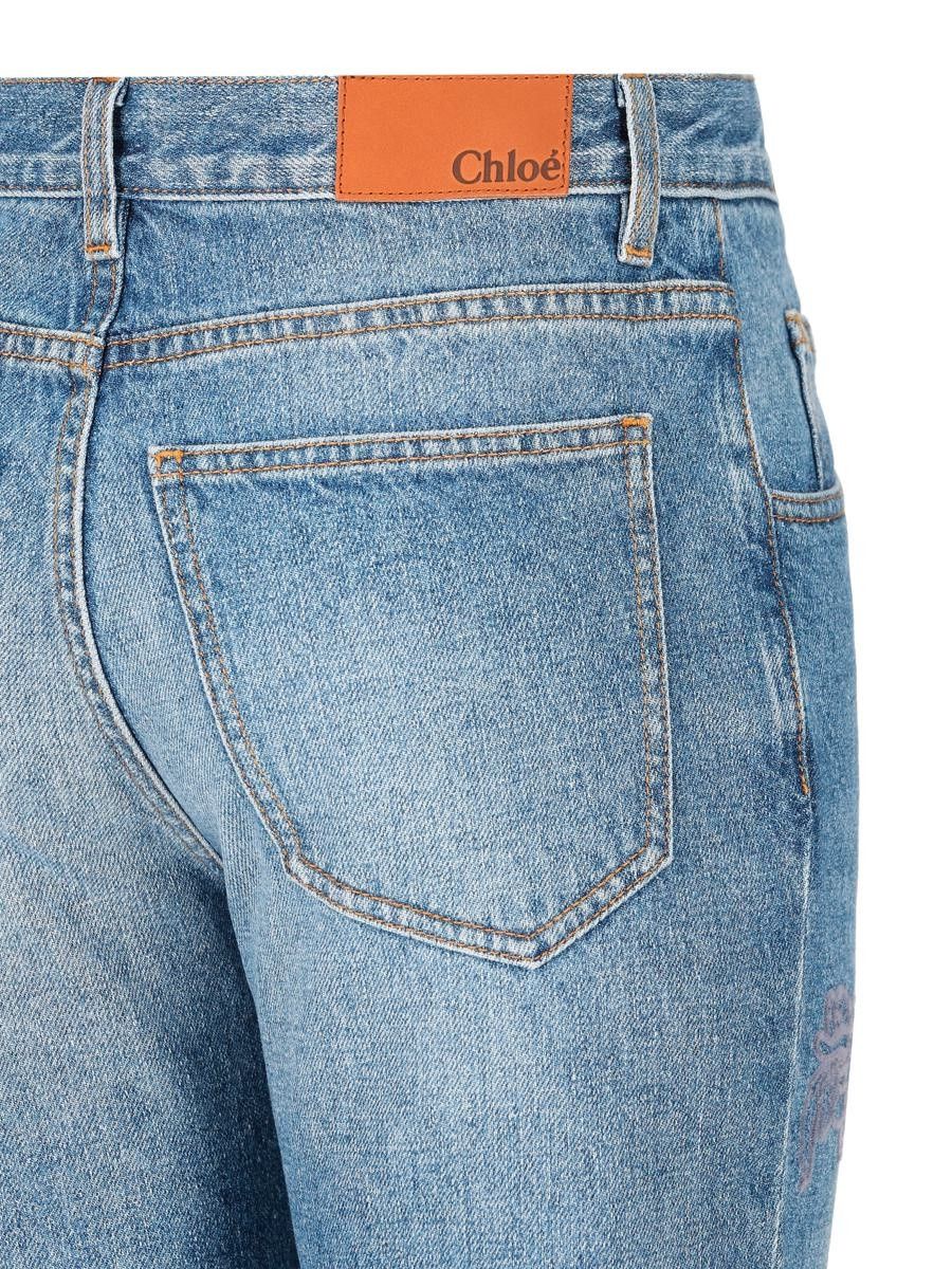 Chloe o1y0825 Bootcut Jeans in Blue Size 25" / US 0 / IT 36 - 3 Thumbnail