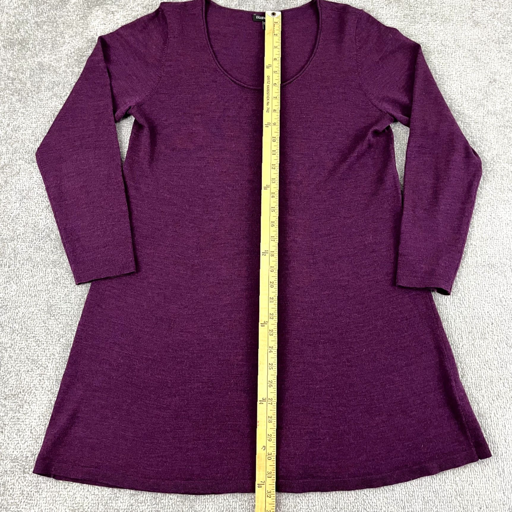 Eileen Fisher Vintage Eileen Fisher Sweater Womens Medium Purple Wool Knitted Pullover Casual Fall Womens Size M / US 6-8 / IT 42-44 - 4 Thumbnail