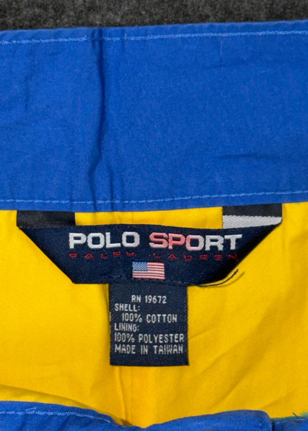 90s Polo Sport RL Board Swim Shorts Surf Beach Taiwan L image 3