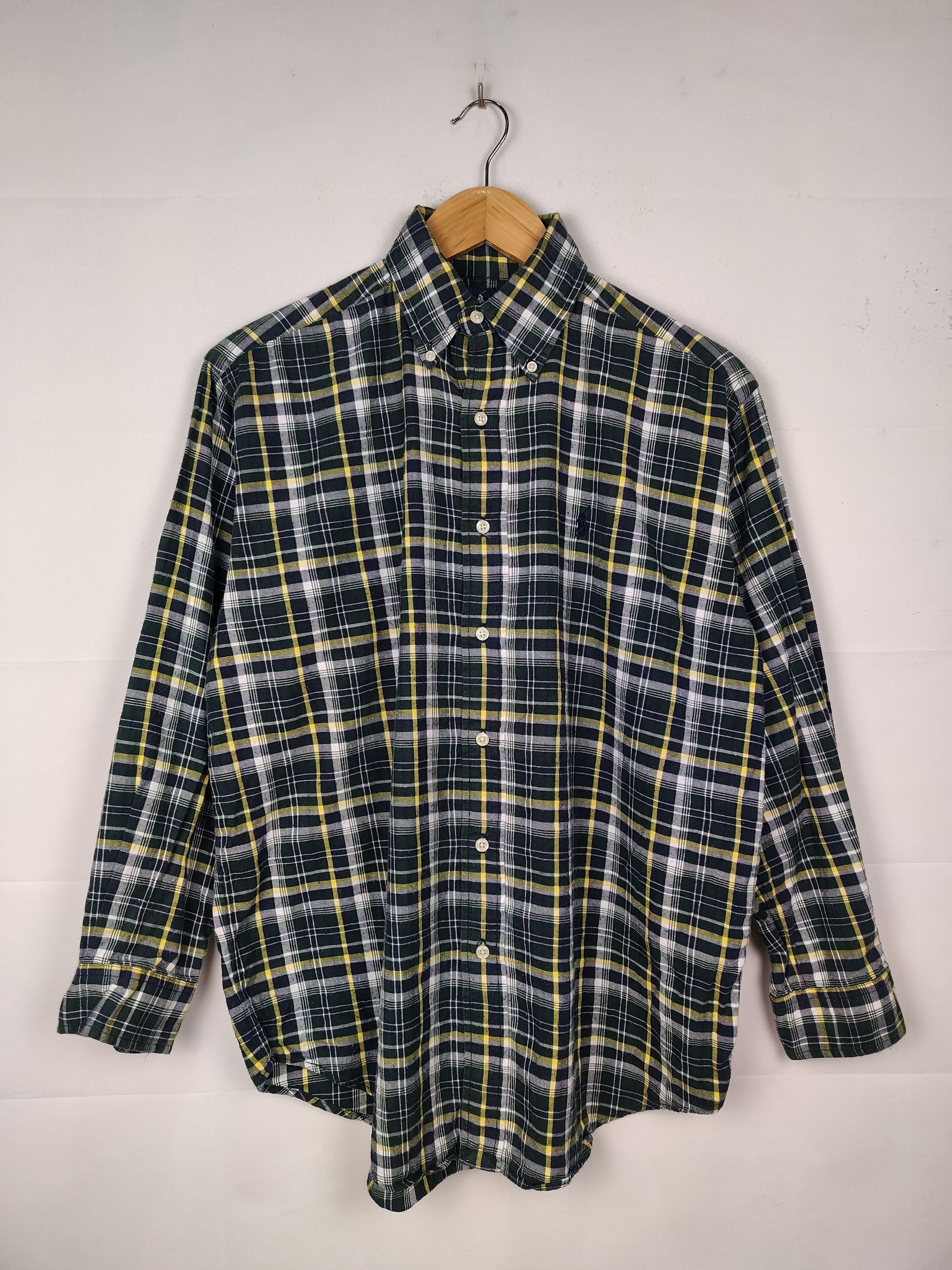 Polo Ralph Lauren × Vintage Vintage Polo Ralph Lauren Flannel Shirt Size US L / EU 52-54 / 3 - 1 Thumbnail