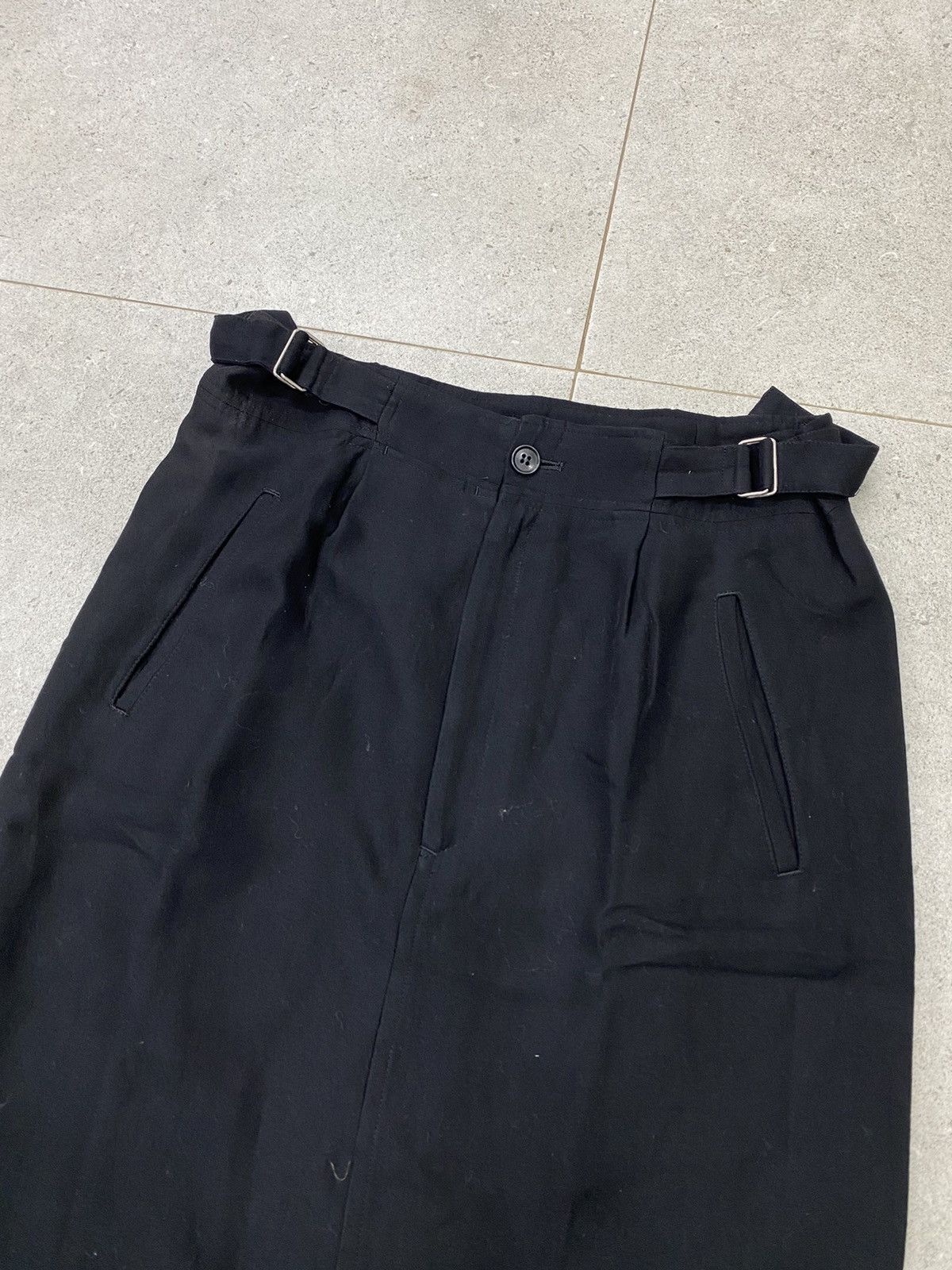 Y's Y's Midi Skirts Black With Buckle Size 30" / US 8 / IT 44 - 2 Thumbnail
