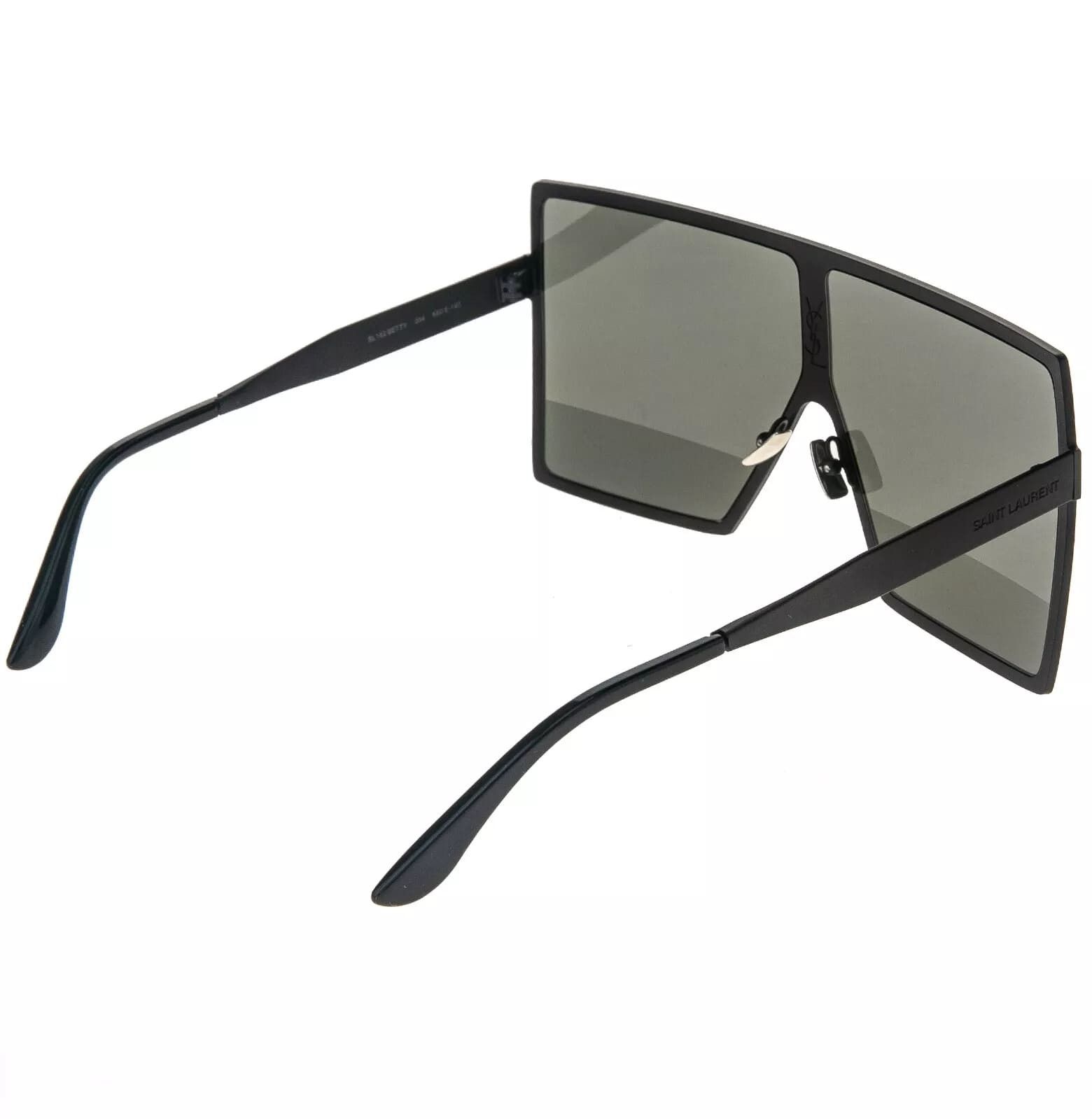 Yves Saint Laurent SAINT LAURENT Betty SL 182 Sl182 Matte Black 004 Sunglasses Size ONE SIZE - 9 Thumbnail